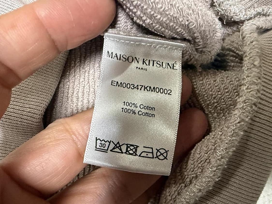 메종키츠네 맨투맨 티셔츠 남성용 100사이즈 상품이미지4