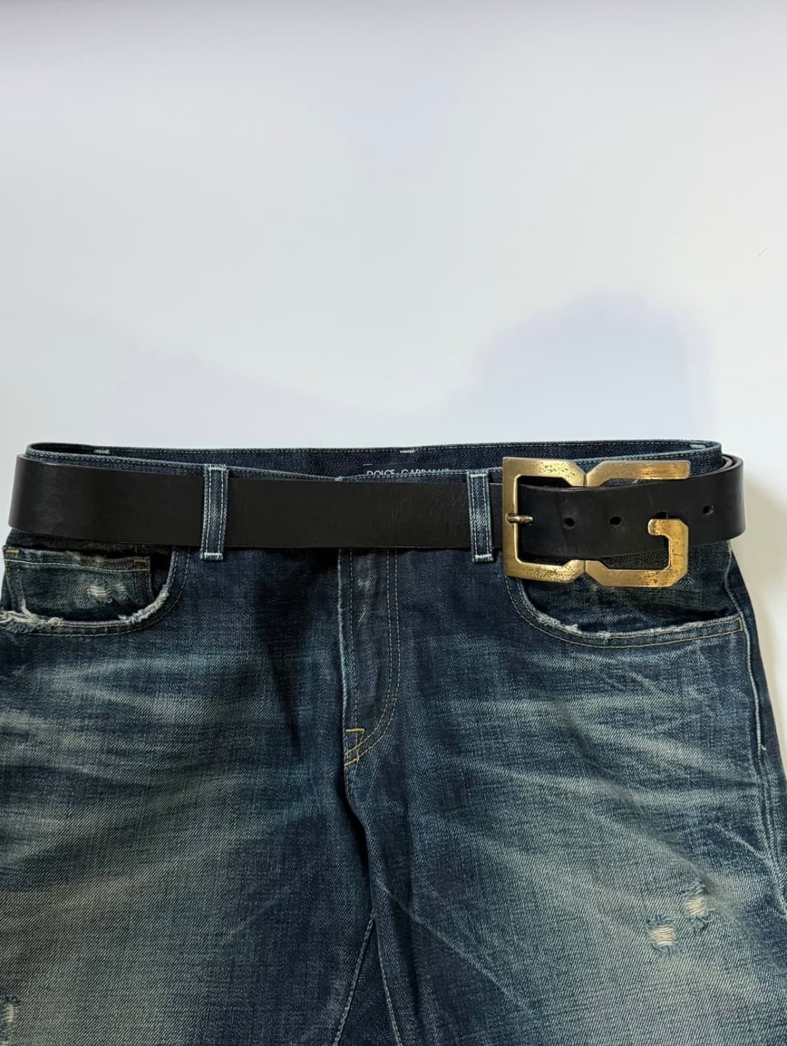 Dolce&Gabbana big buckle belt(black) 상품이미지1
