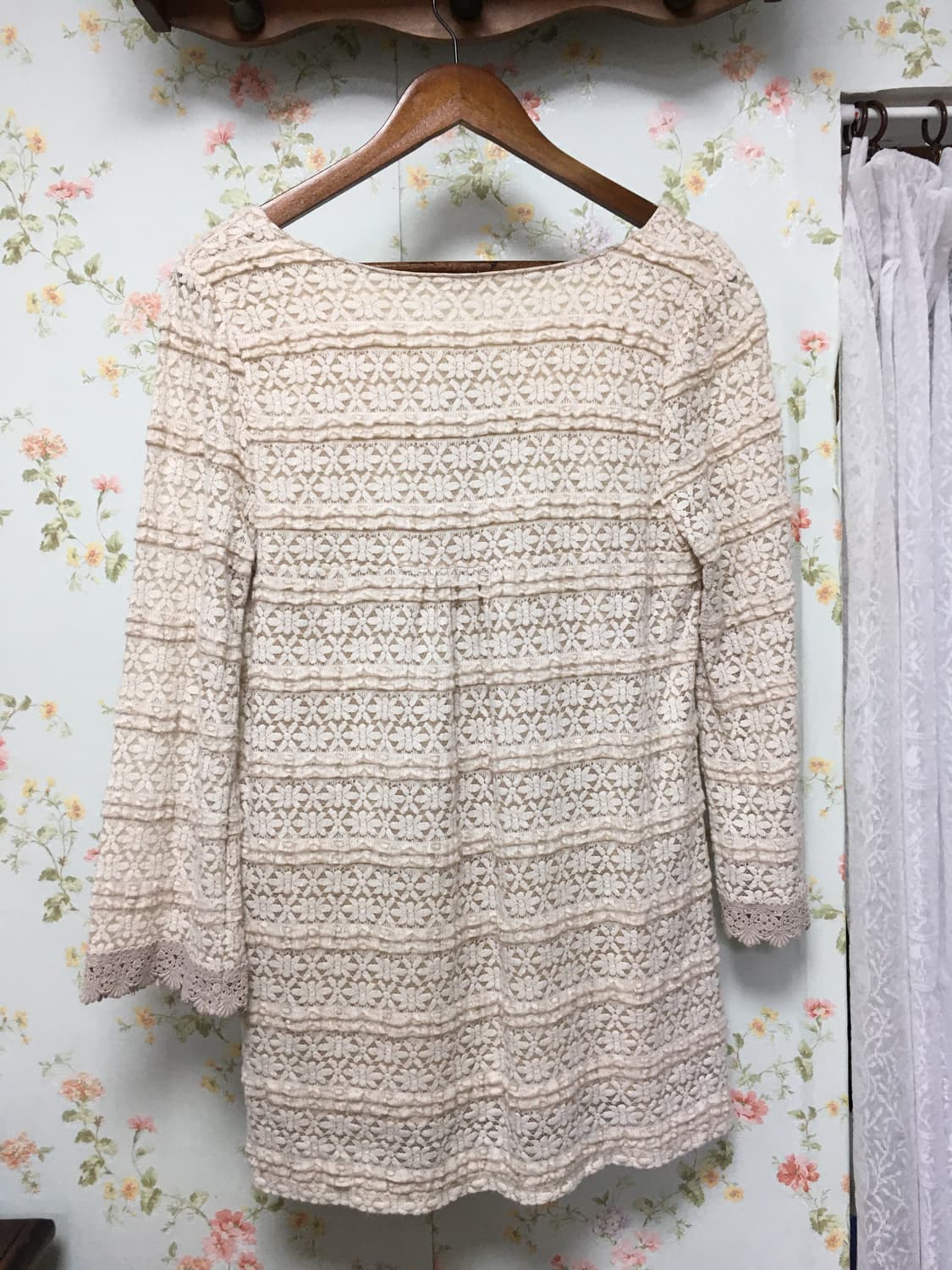 플라워 레이스 티셔츠 상품이미지2