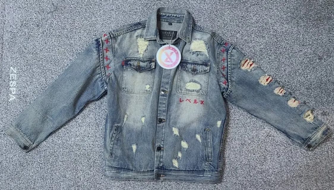 일본빈티지 level x데님 자켓 상품이미지1