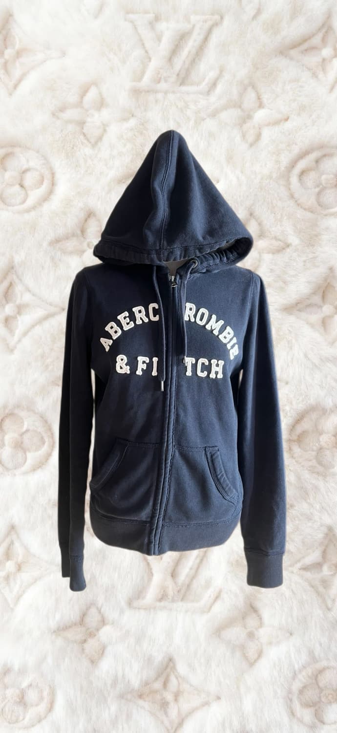 Y2k Abercrombie 아베크롬비 클래식 네이비 후드 팬츠 셋업 S 상품이미지6