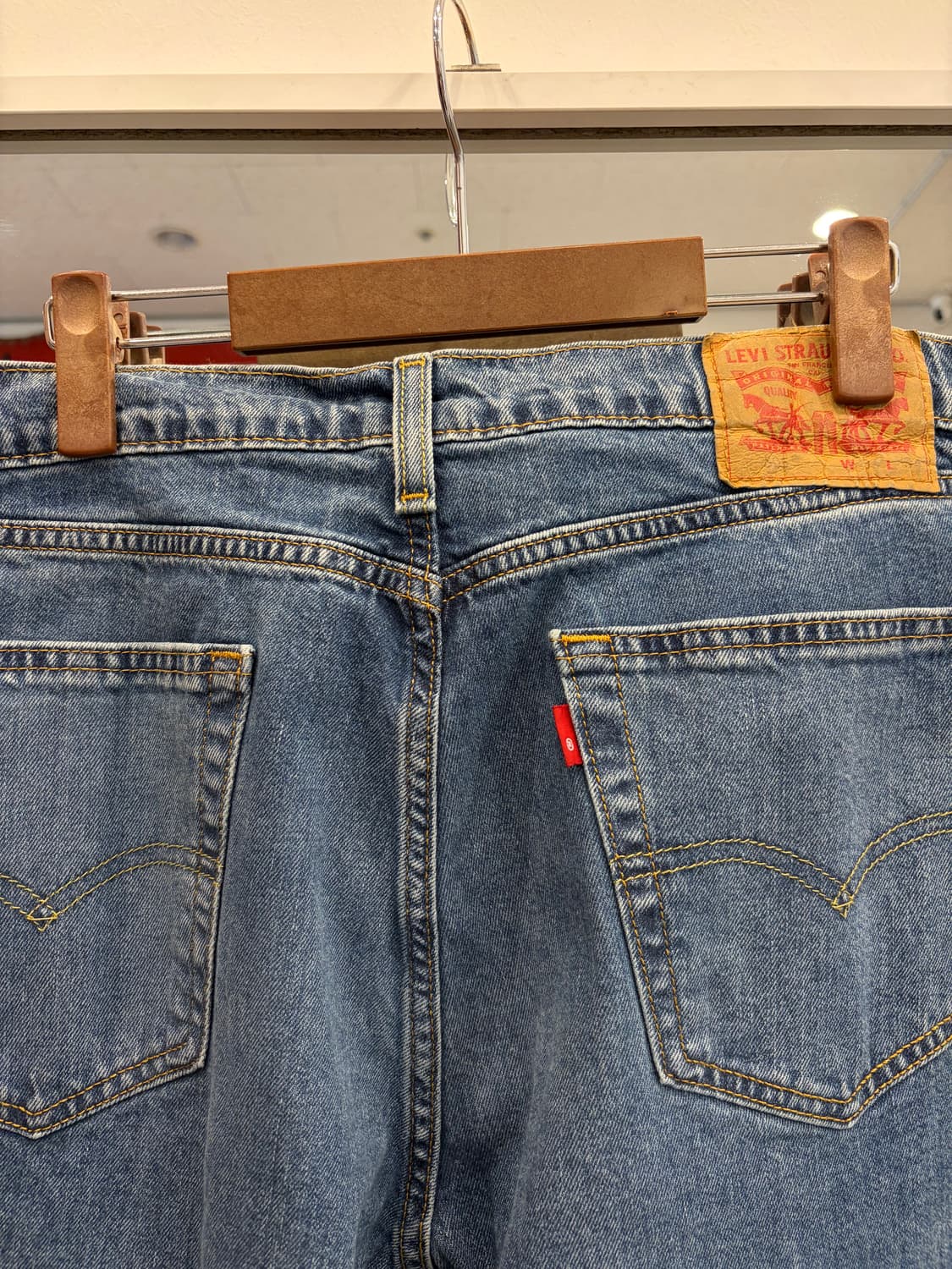 Levis 리바이스 505 블랭크탭 데님 팬츠 (34inch) 상품이미지6