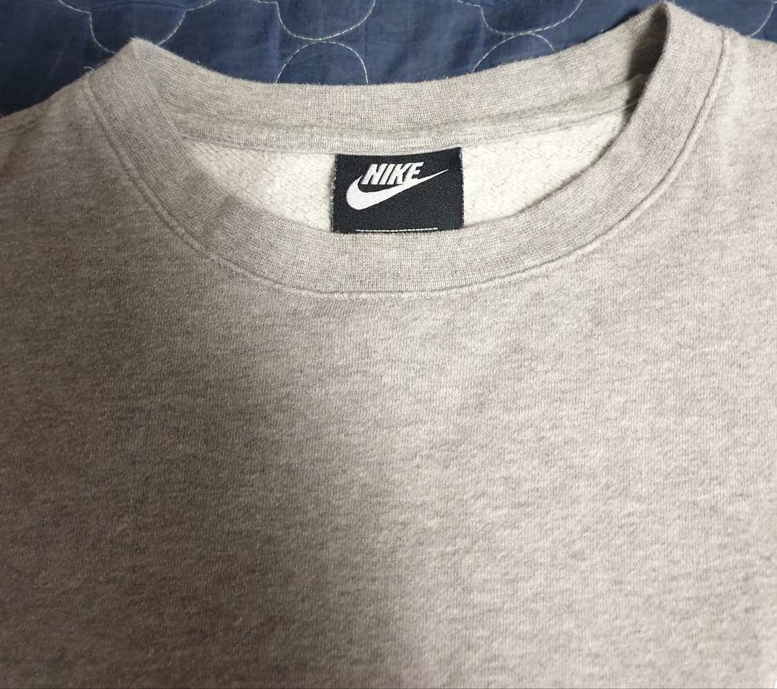 나이키 기모 맨투맨 그레이 (L) 상품이미지4