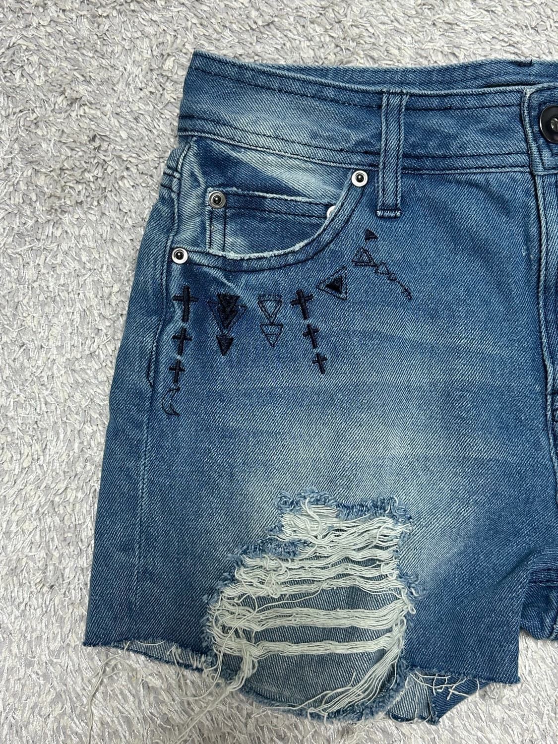 Ghost of harlem Denim shorts 상품이미지3