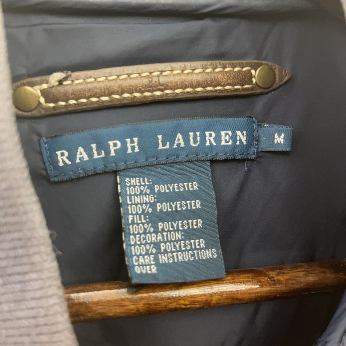 폴로 랄프 로렌 올드스쿨 자수로고 벨티드 경량 패딩 M C06855 상품이미지5