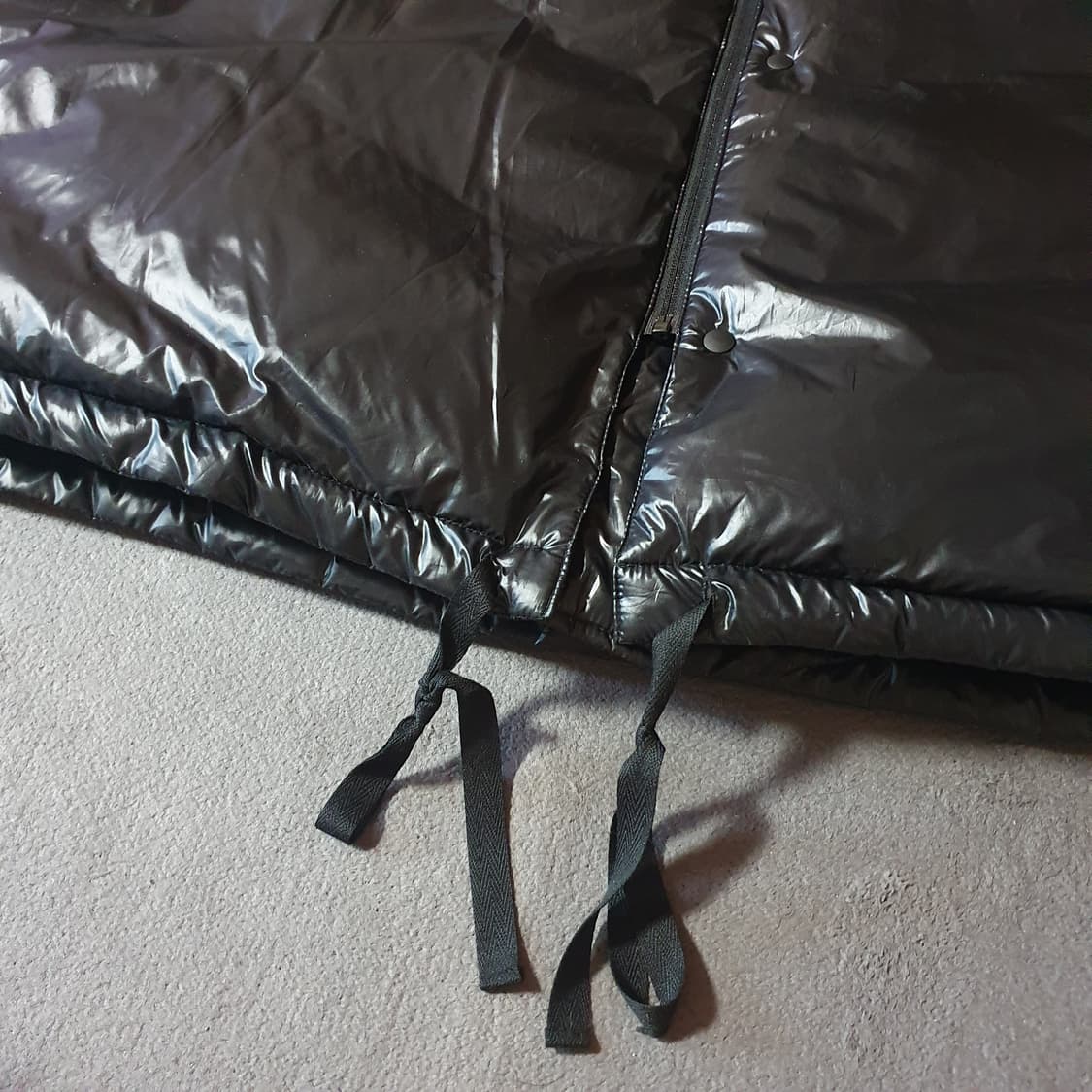 남여공용 에크루 스탠드얼론 오버핏 구스다운 리버시블 롱패딩 1 상품이미지7