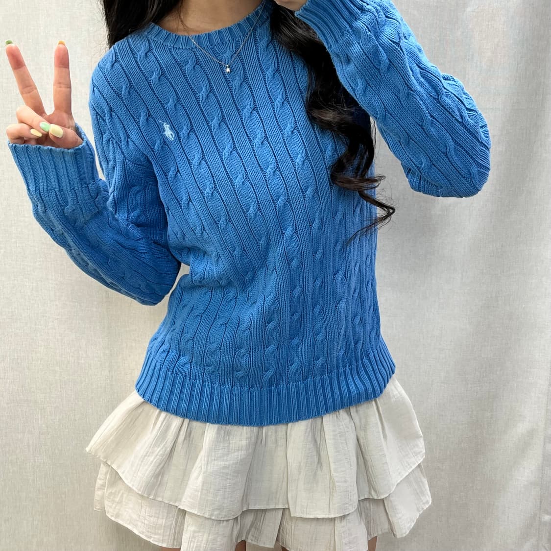 폴로 랄프 로렌 꽈배기 니트/#3666 상품이미지3