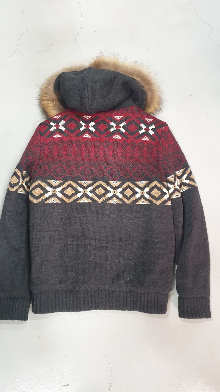 지프 스피릿 노르딕 니트 후드집업 M(95) 상품이미지2