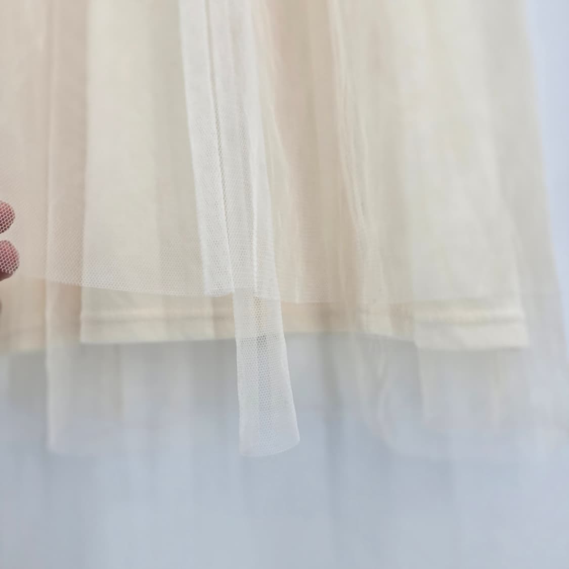 아이보리 롱 원피스 + 크로셰 가디건 코디 세트 상품이미지2