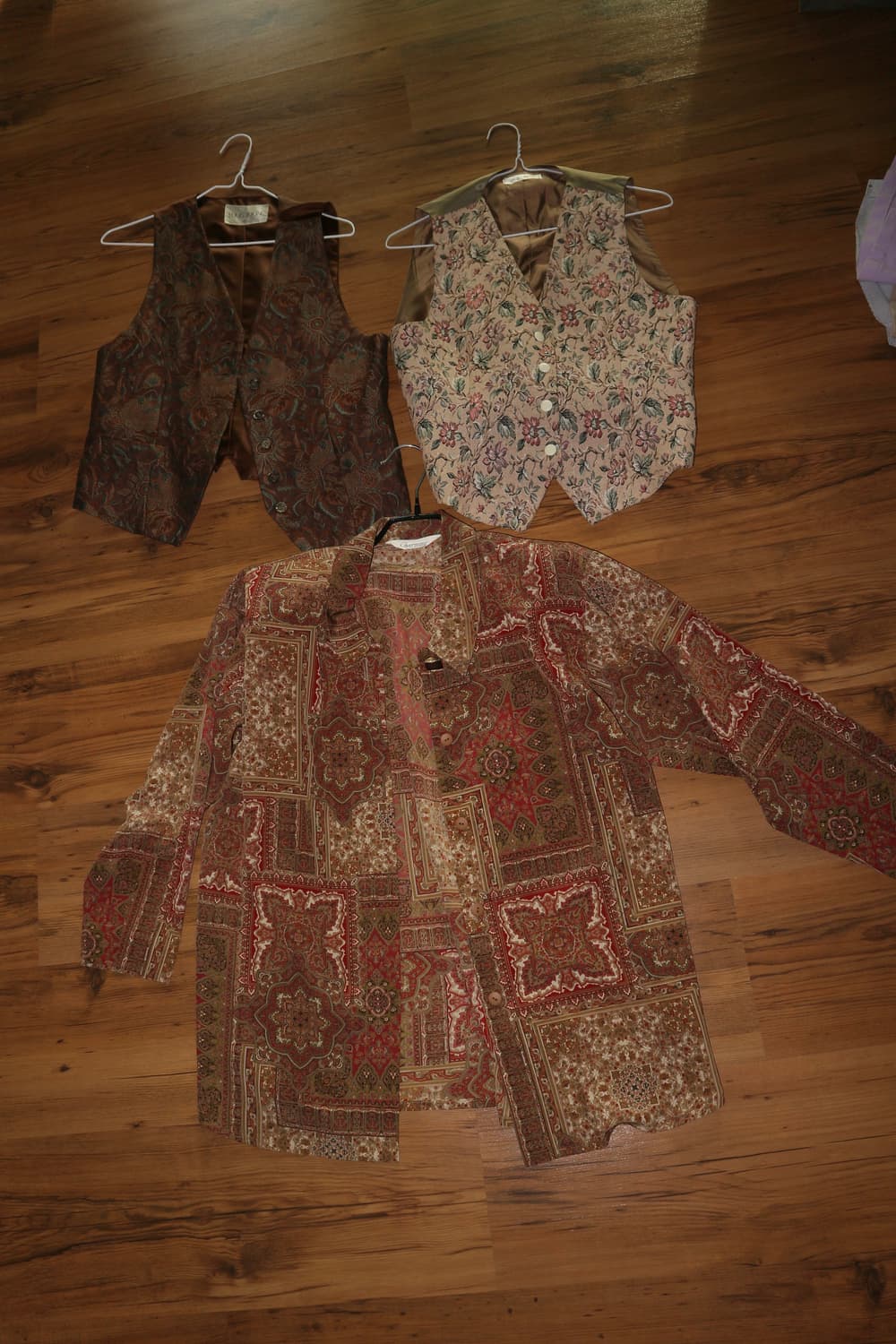 빈티지 히피 조끼,셔츠 일괄 세트 상품이미지1