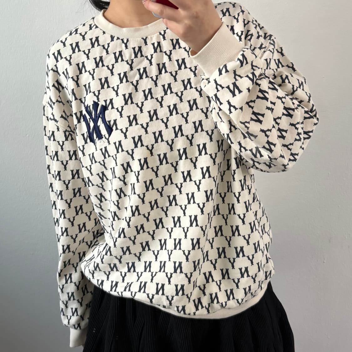 [L] MLB 로고 맨투맨 상품이미지2