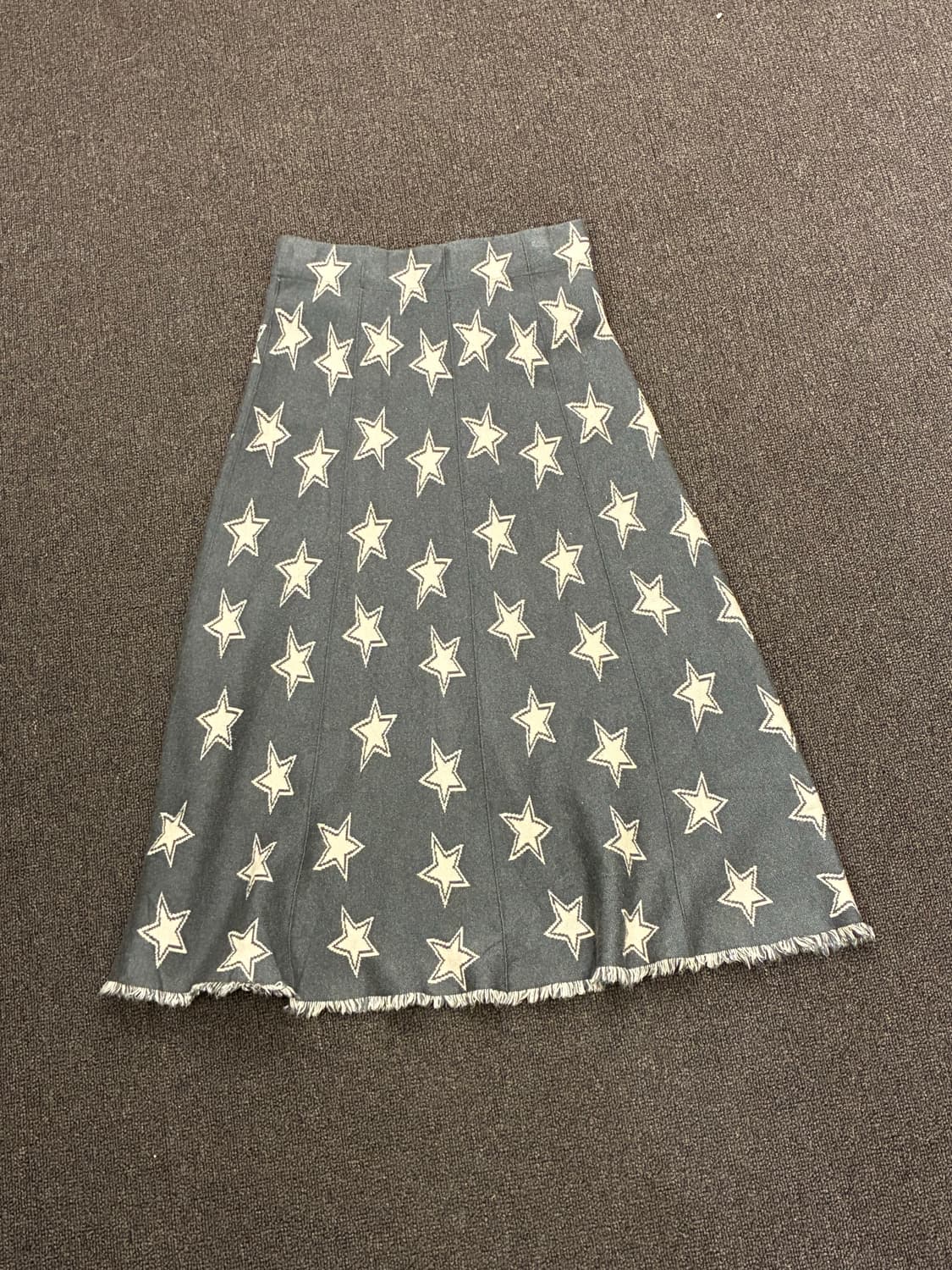 38)Japanese vintage 여성 별무늬 롱 스커트 상품이미지3