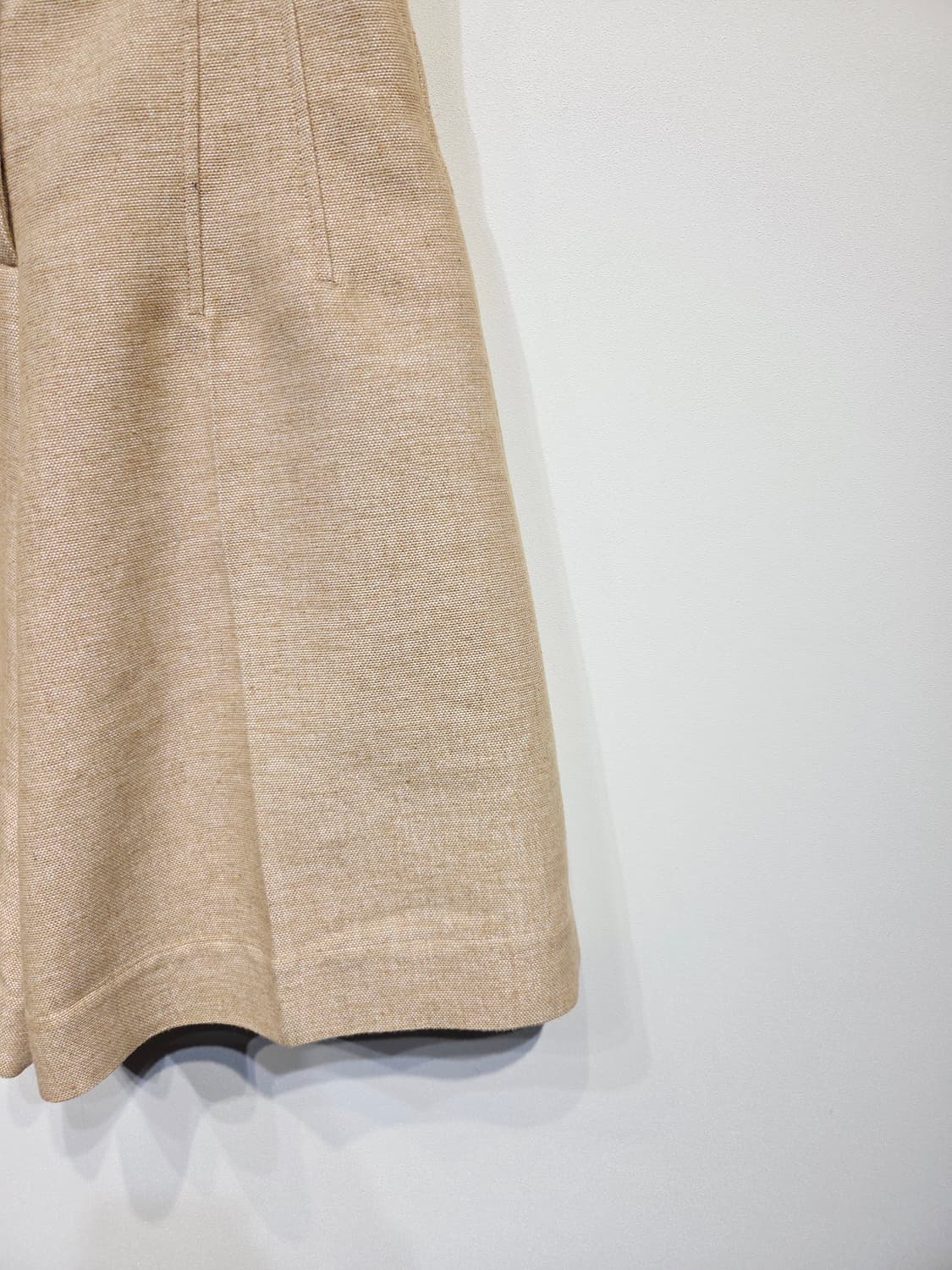 LANVIN 랑방 컬렉션 베이지 핀턱 하프 팬츠 상품이미지5