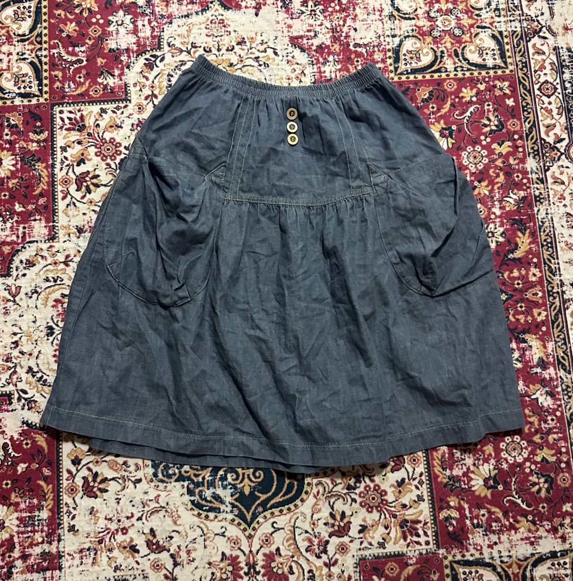 모리 페어리 버터플라이 후드집업 미디 스커트 코드  상품이미지6