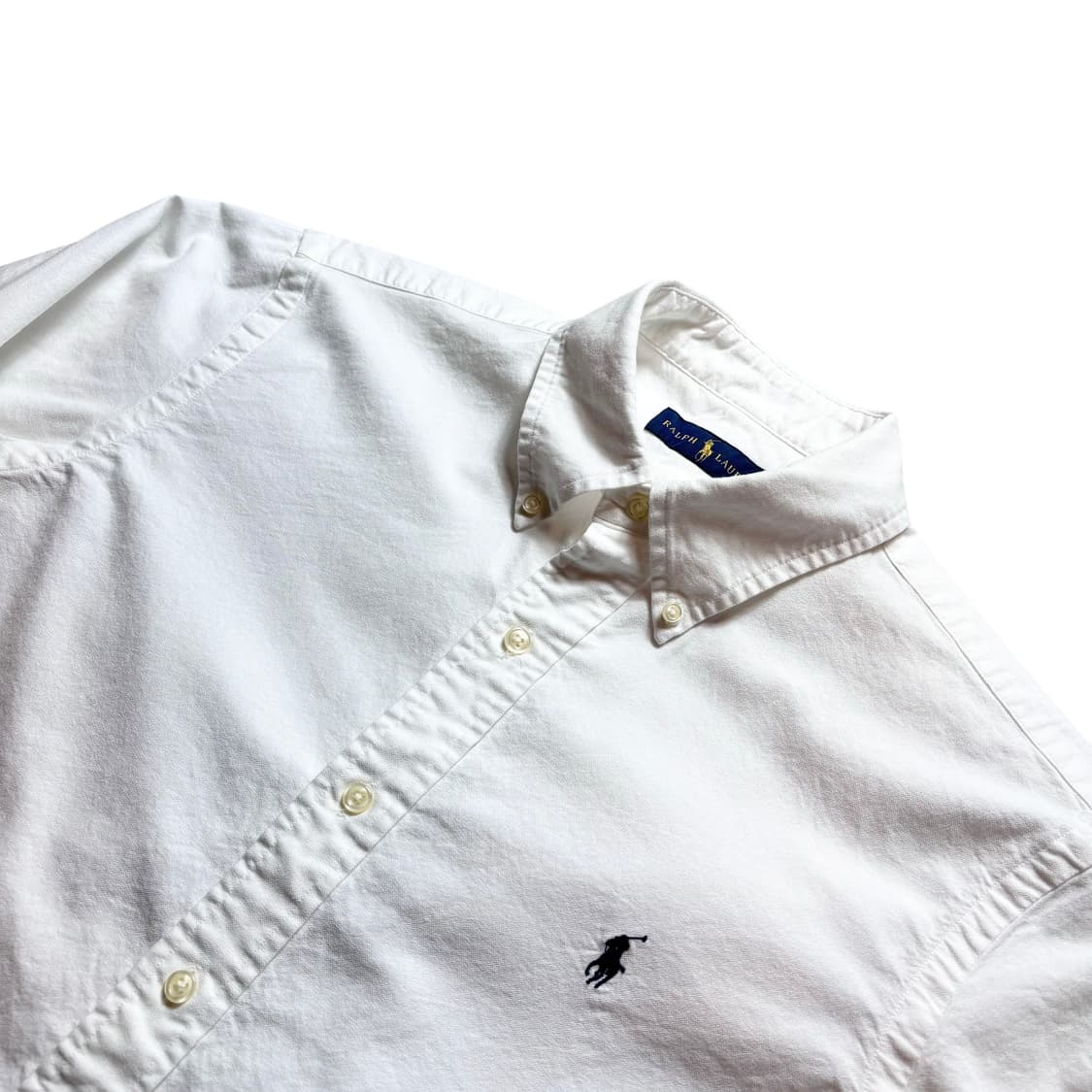 폴로 옥스퍼드면 화이트 셔츠 상품이미지2