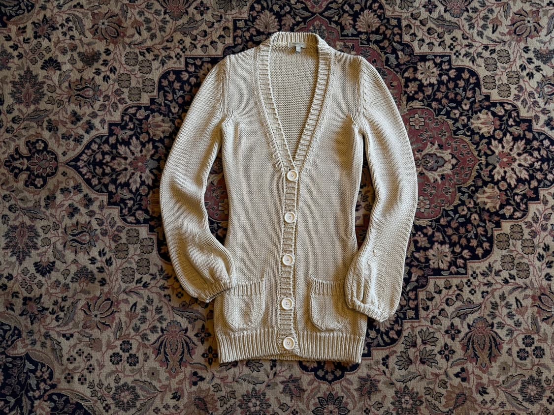 버버리 니트 롱가디건 66~77 상품이미지1