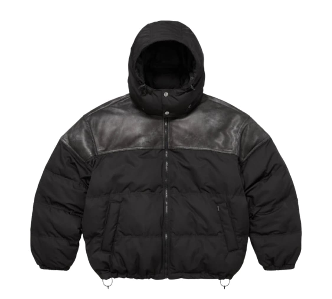 슈프림 요크 레더 패딩 상품이미지1