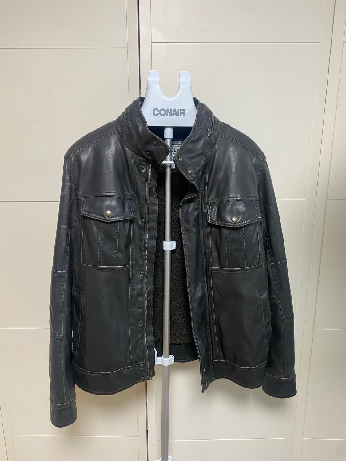 리바이스 빈티지한 가죽 자켓 M 상품이미지1