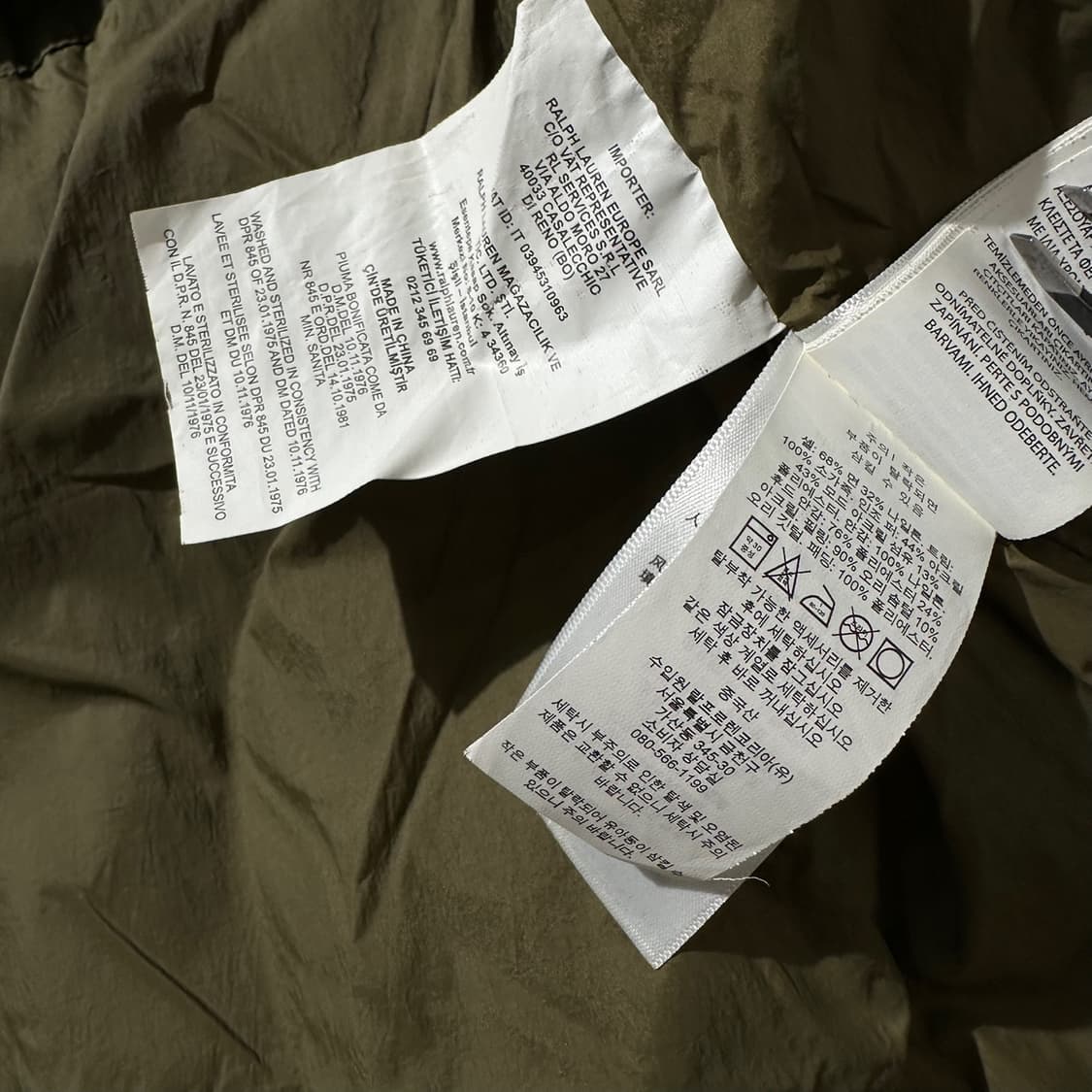 폴로 랄프로렌 포 퍼 트림 덕다운 패딩 파카 상품이미지10