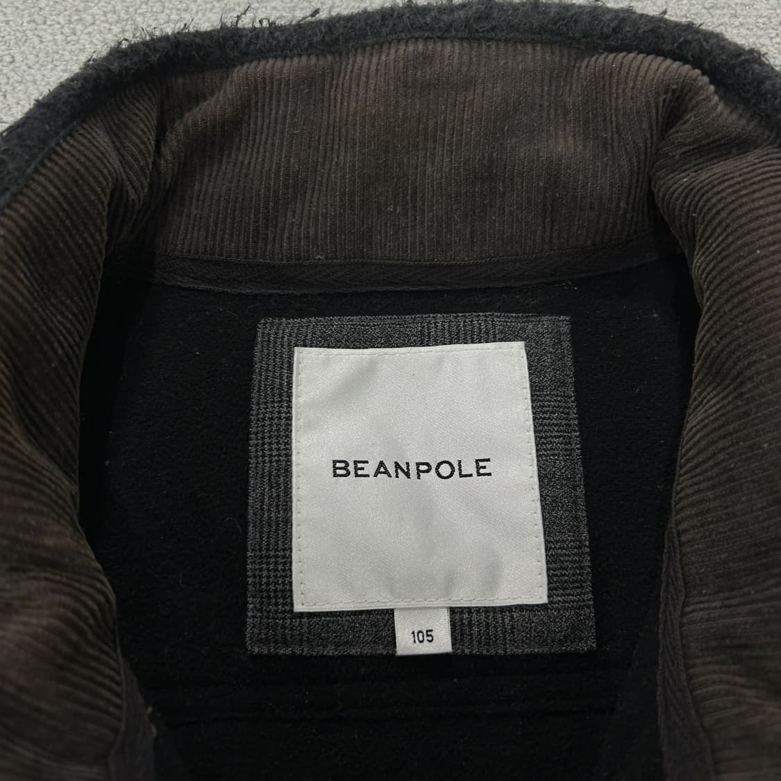 빈폴 체크 퀼팅 자켓 그레이 XL 상품이미지2