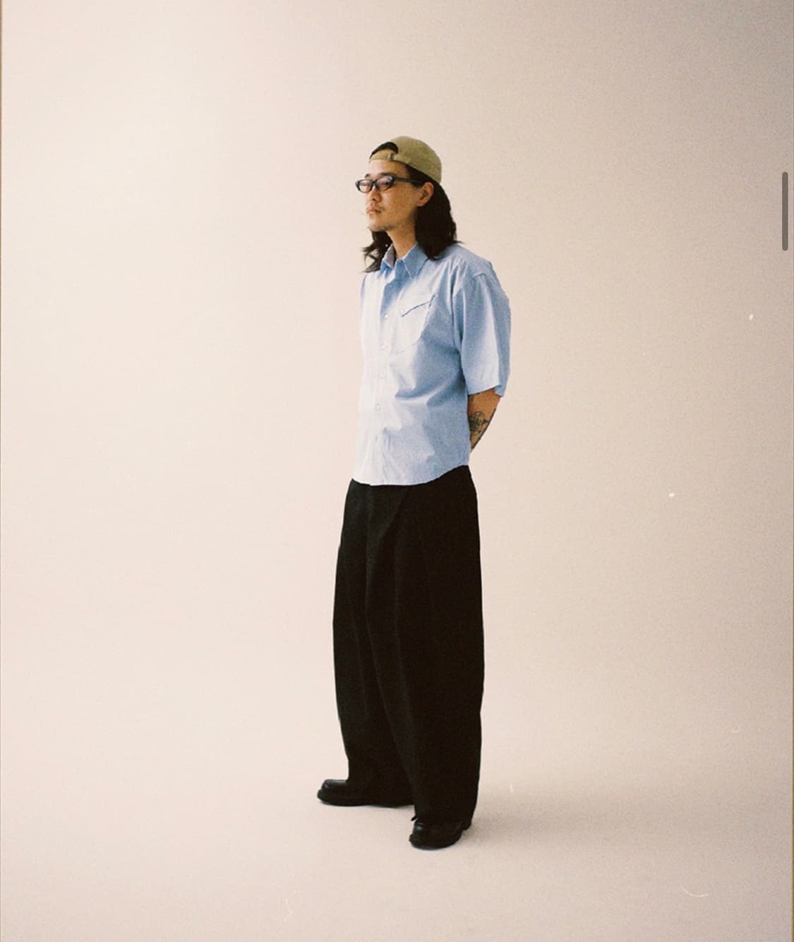 뉴치프시크 디피 Needlework crop stripe shirts 상품이미지1