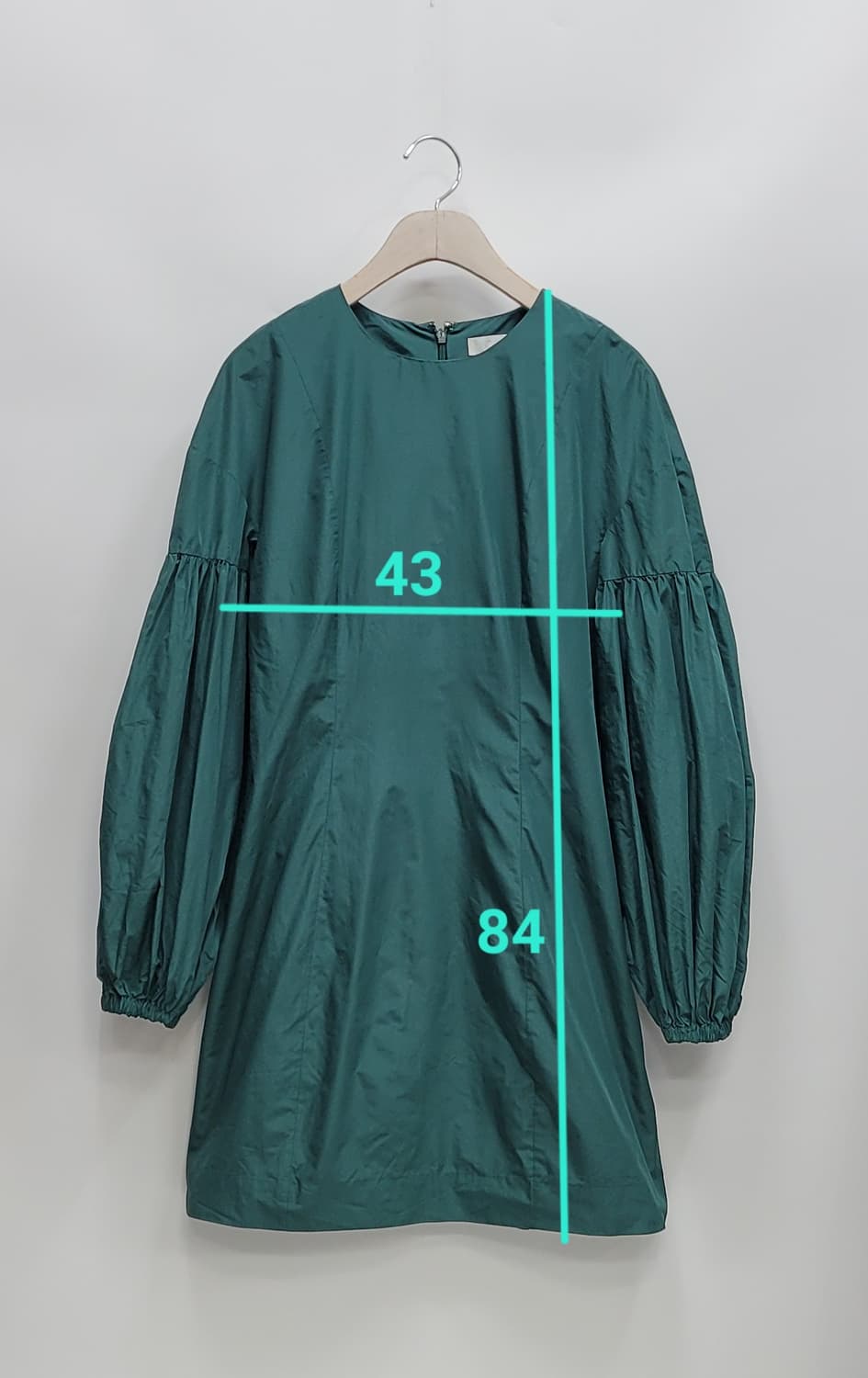 COS 코스 볼륨 슬리브 미니 드레스 원피스 / 여 160-80A  상품이미지10