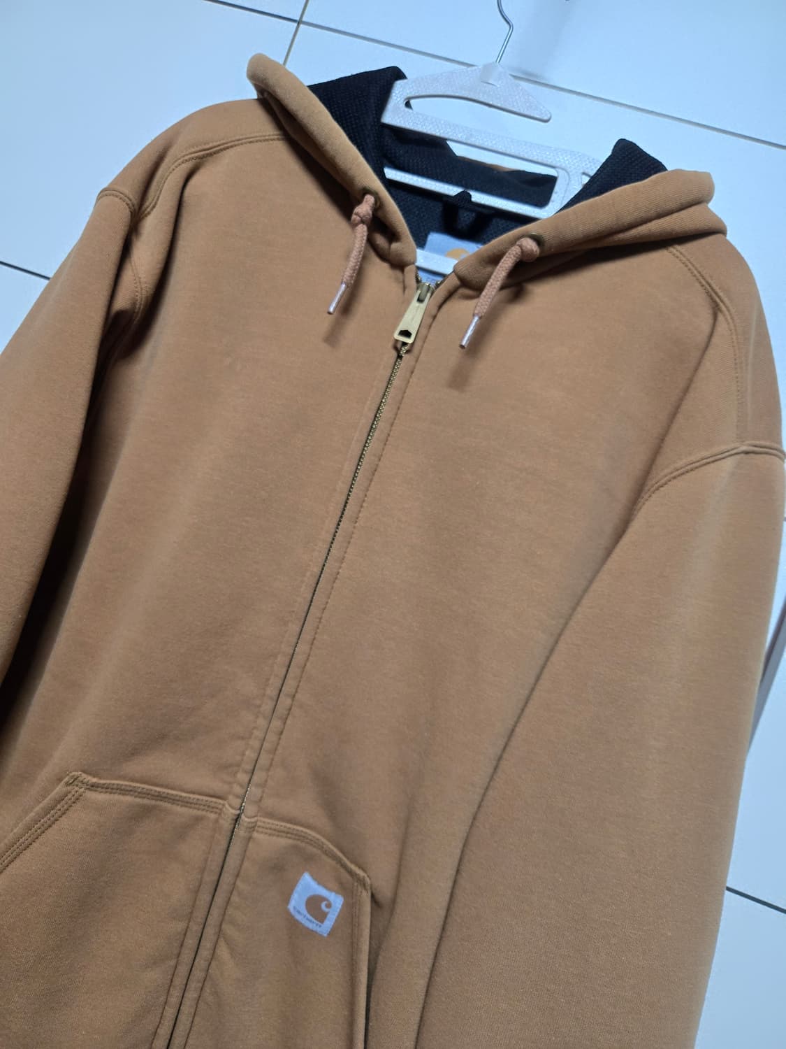 칼하트 써멀 브라운 후드집업 상품이미지2