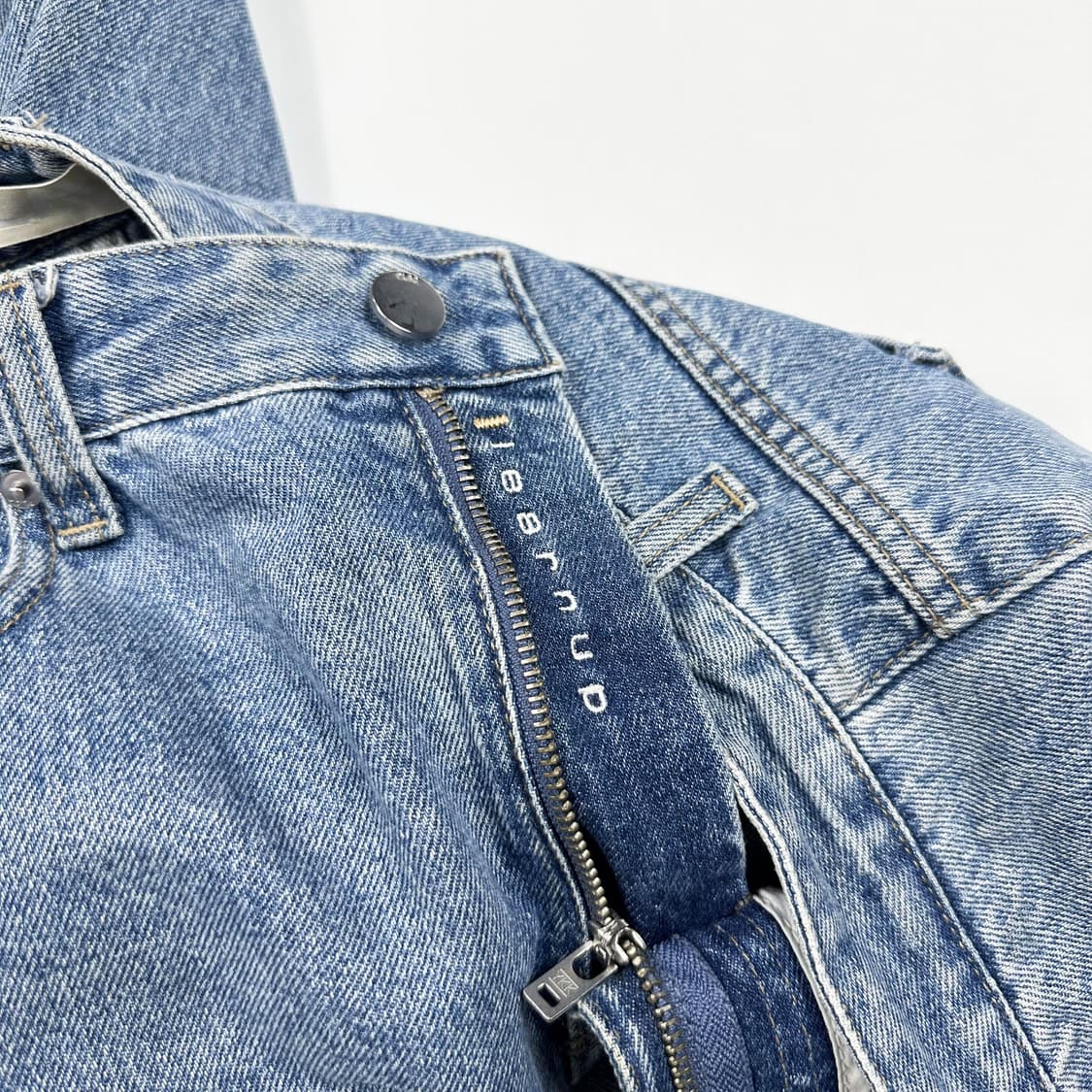 플랙진 x 런업 스트레이트 데님팬츠 (33인치) 상품이미지6