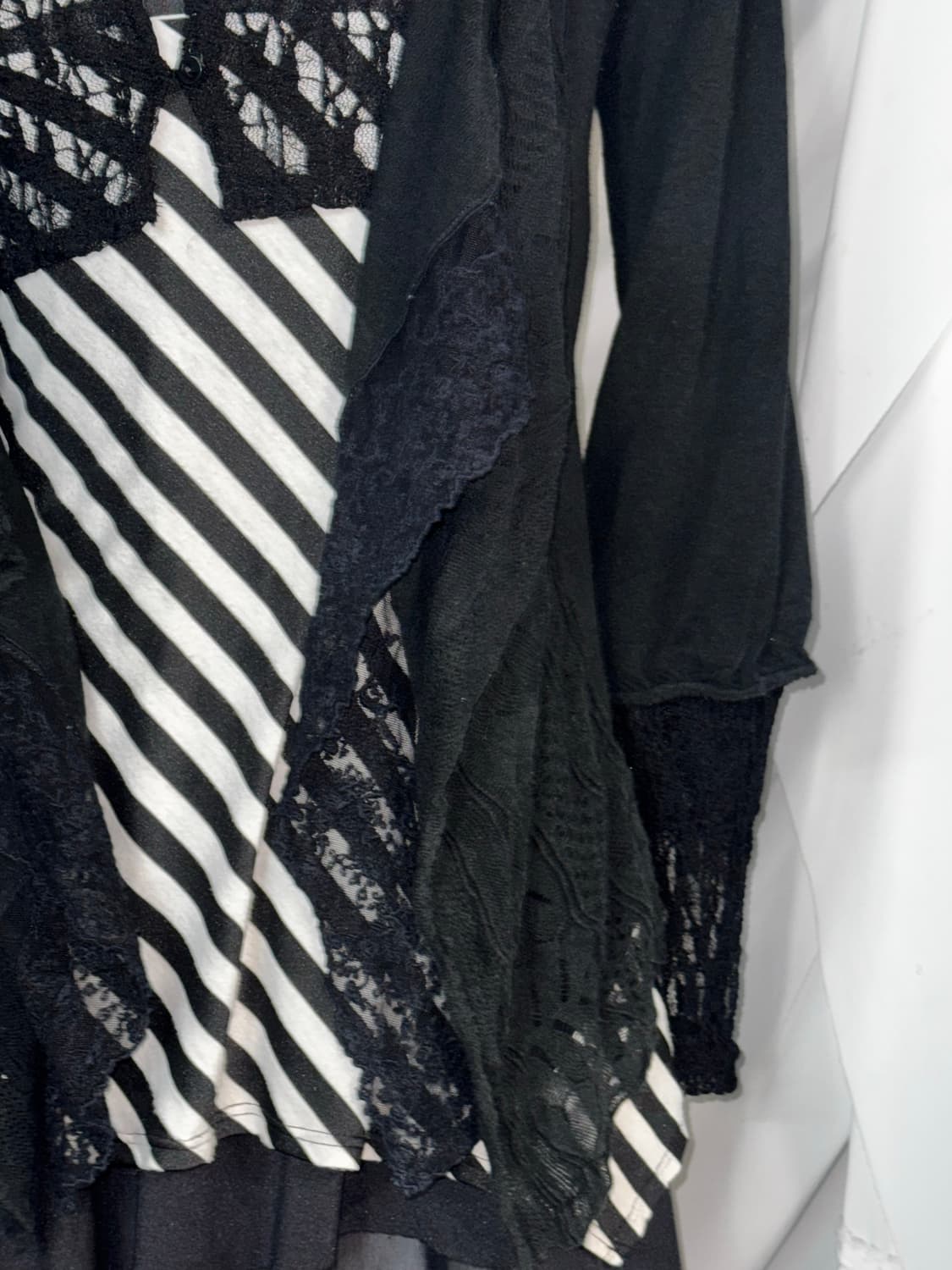 입문고스 언발 드레이프 레이스 고스고딕 공겜여주 코디세트 상품이미지9