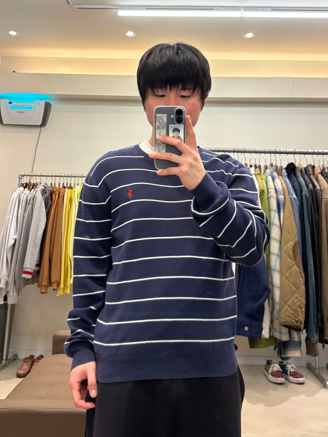 폴로 랄프로렌 피마코튼 스트라이프 니트 상품이미지8