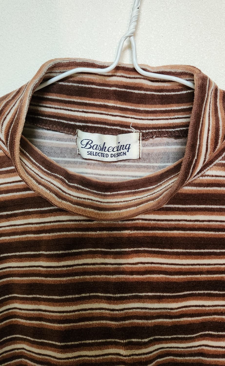 갈색 줄무늬 목폴라 상품이미지2