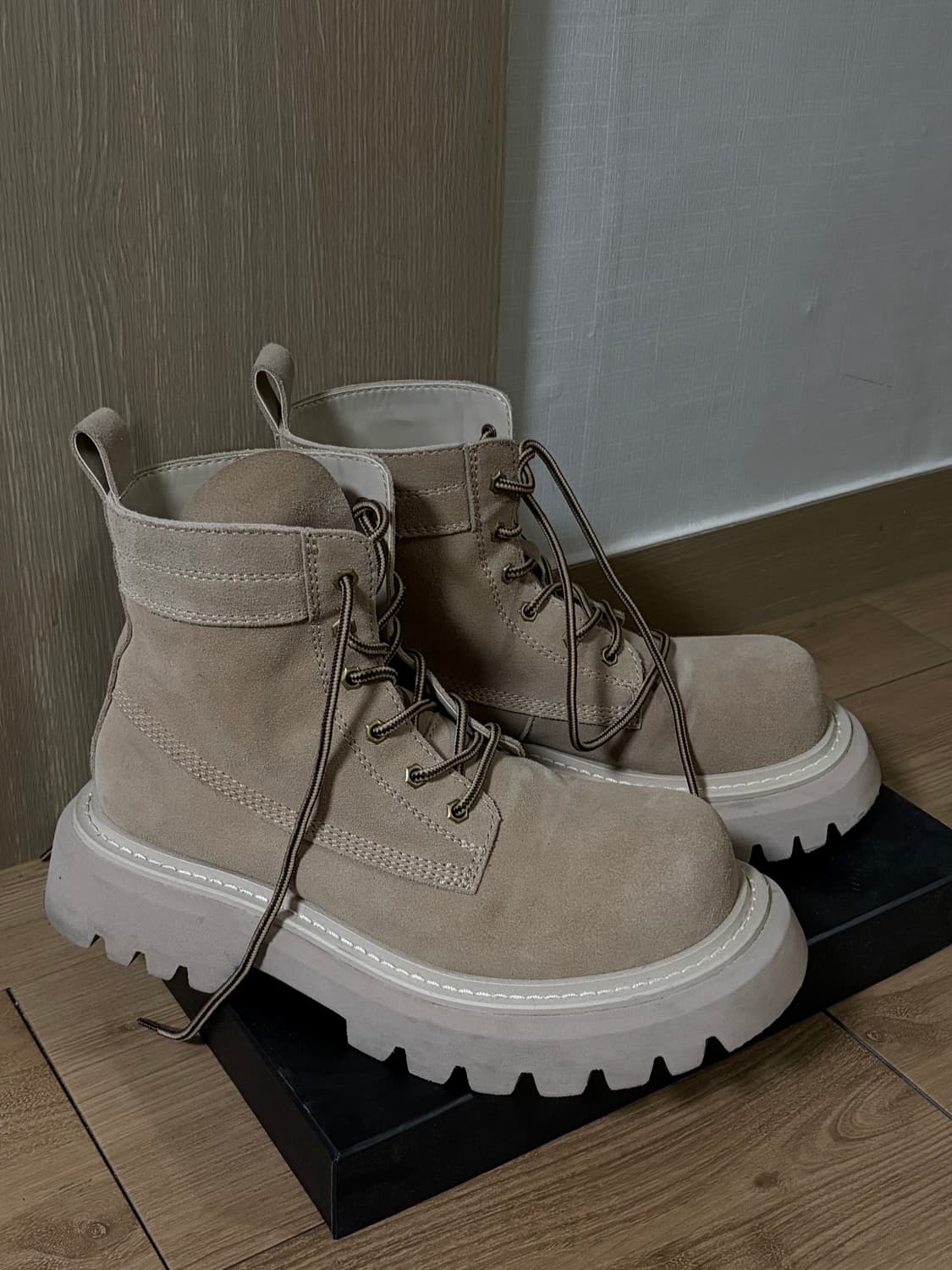 디앤에스알(DNSR) 맘모스 스웨이드 워커 베이지 250 상품이미지4