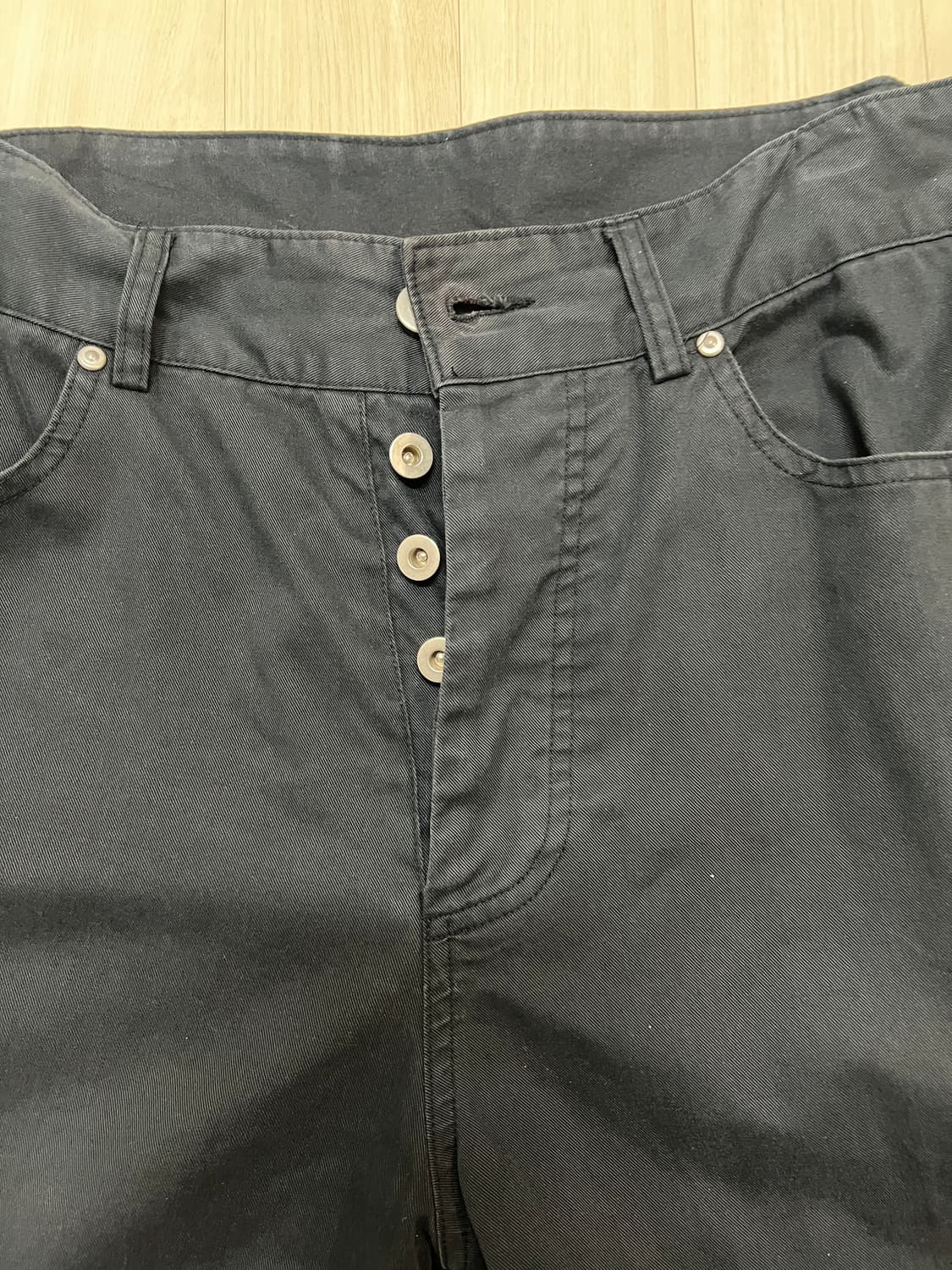 워드로브41 wardrobe41 페인터팬츠 블랙 L 상품이미지3