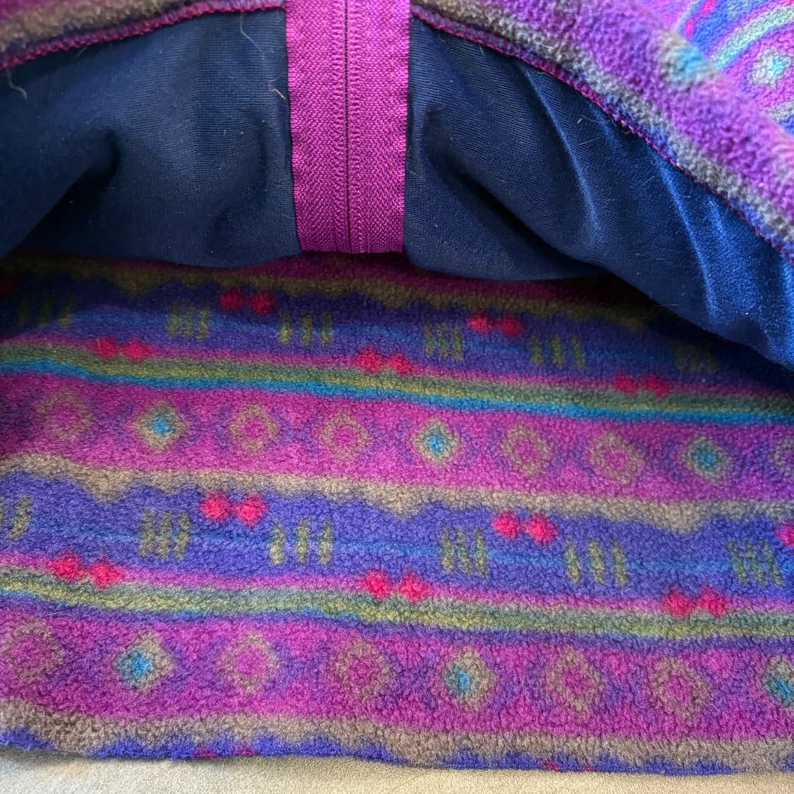 90s L.L.bean 90년대 생산 엘엘빈 아즈텍 플리스 신칠라 상품이미지7