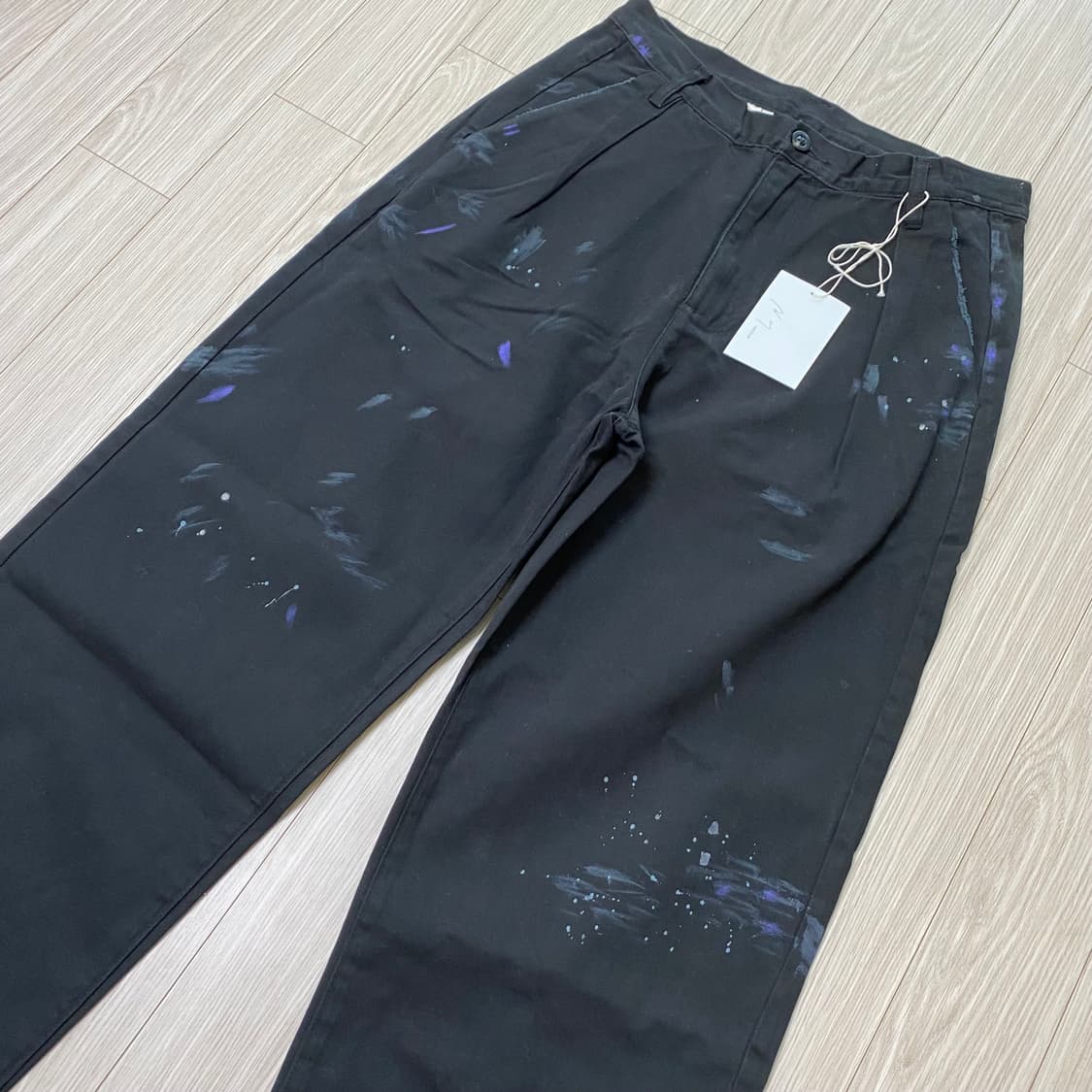 (2) 안셀름 에이징 페인트 팬츠 상품이미지4