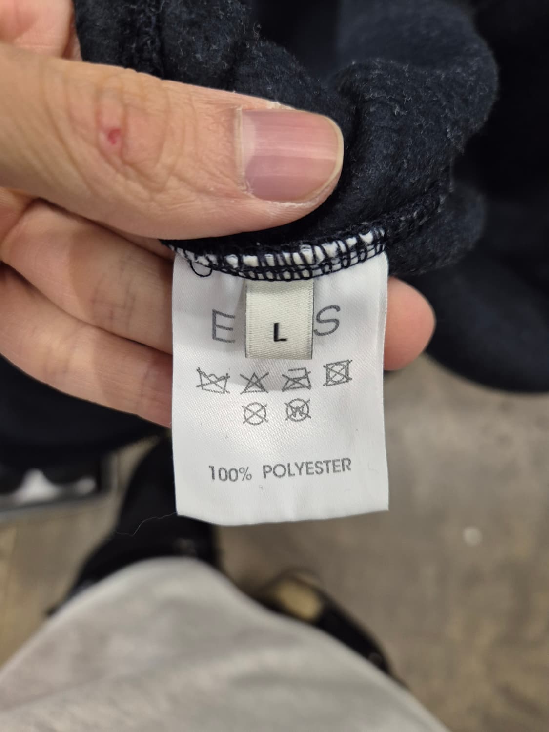 이미스 후리스 로브 가운 네이비 L 상품이미지7