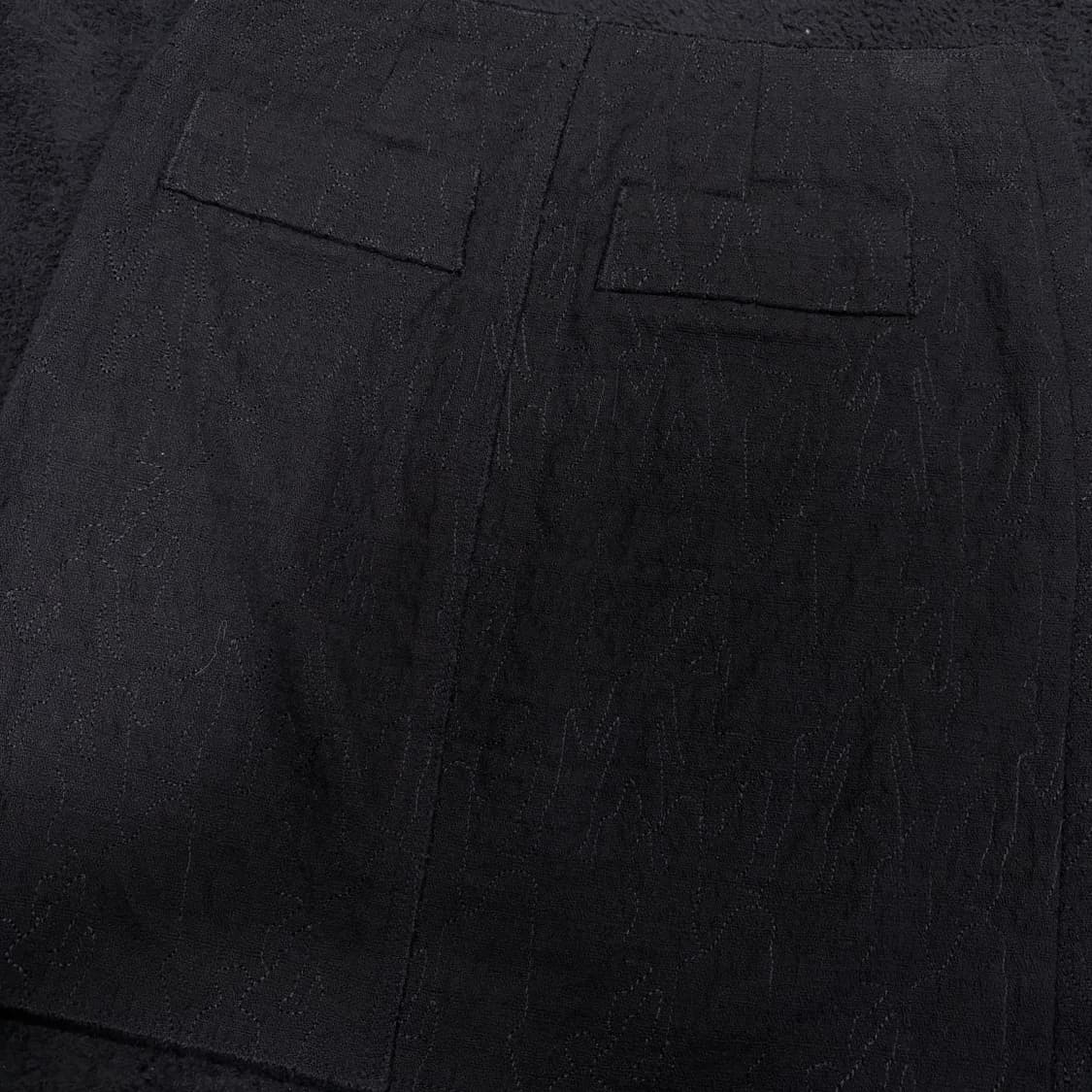 우먼S-M 시스템 블랙 자수패턴 스커트 상품이미지4