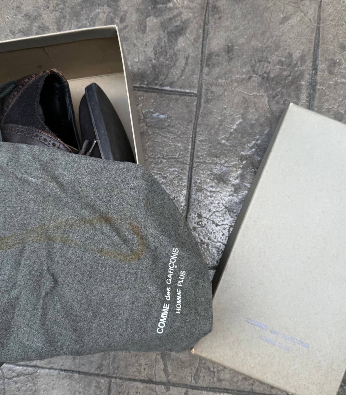 꼼데가르송 옴므 레더 스웨이드 도킹 슈즈 상품이미지6