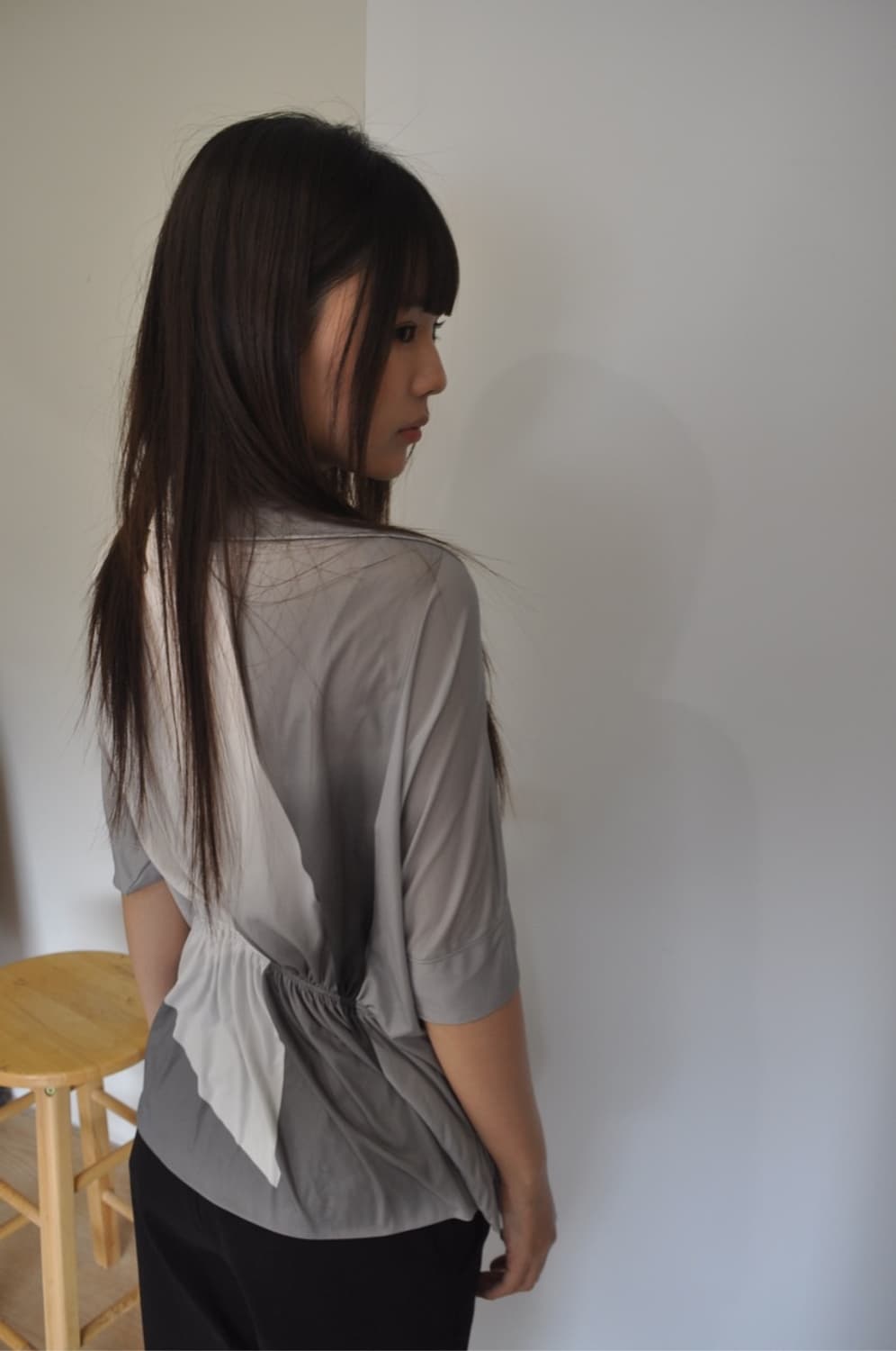 issey miyake wrinkle top 상품이미지3