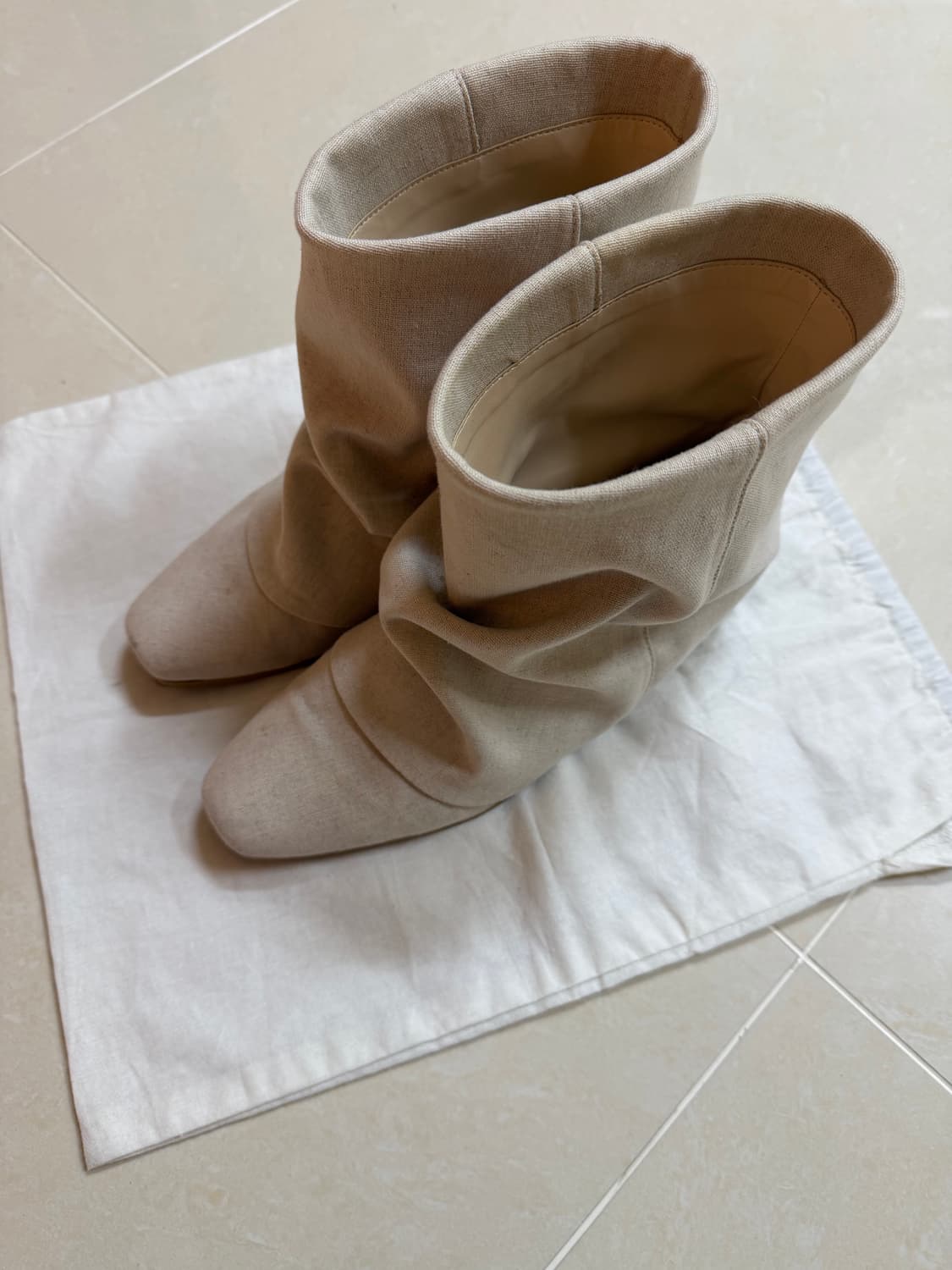 쓰리투에이티 린넨 윙클 부츠 상품이미지1