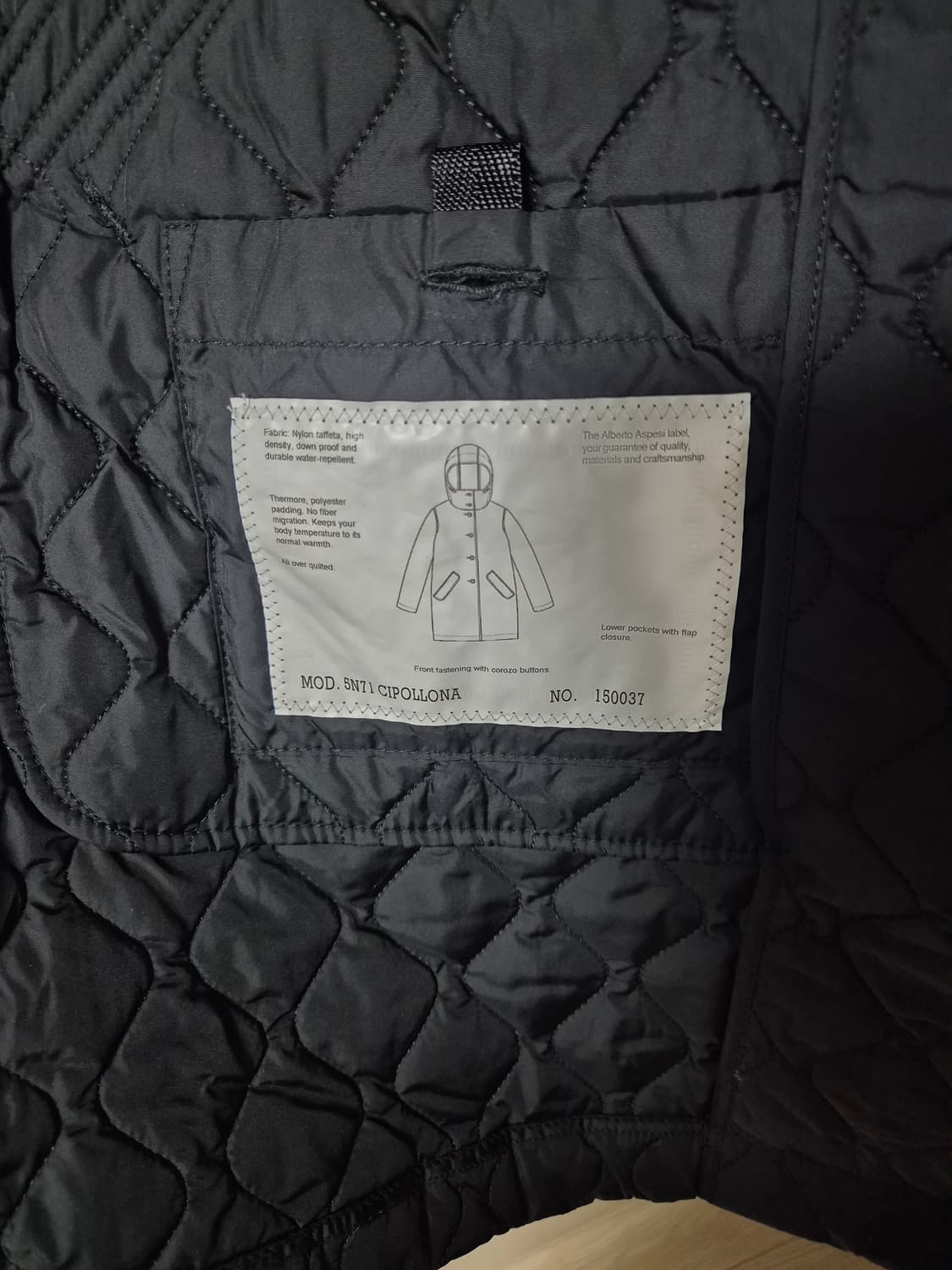 (정품) 아스페시 여성 패딩코트 퀄팅 누빔코트 스몰 상품이미지6