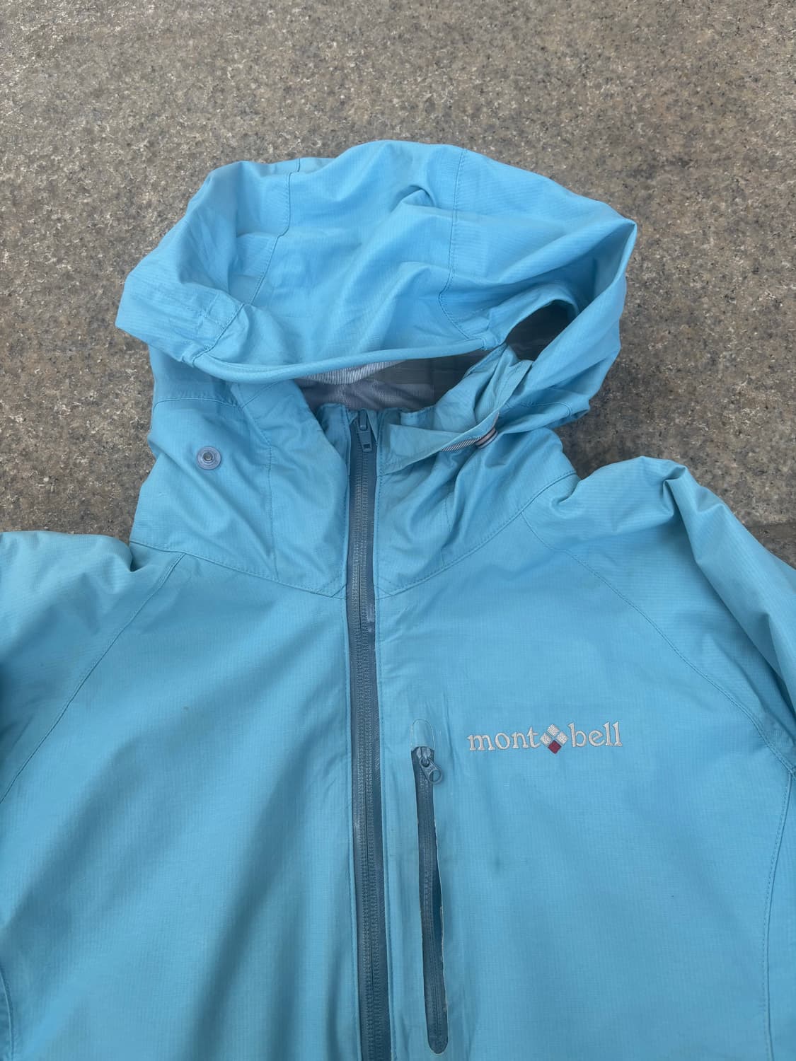 몽벨 일본판 스카이블루 바람막이 M 상품이미지2