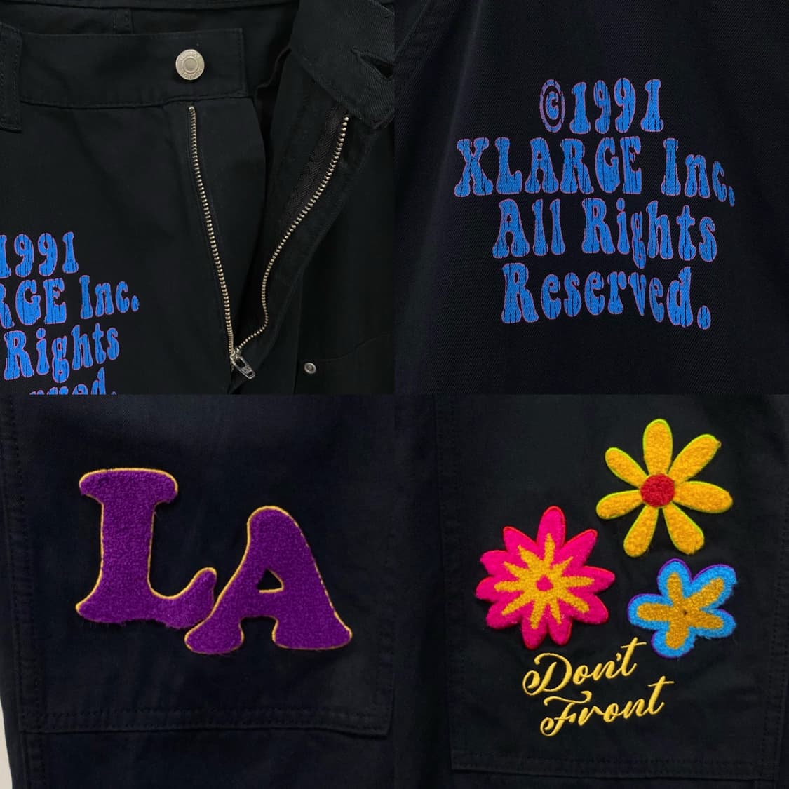 엑스라지 자수패치 더블니 카펜터 워크 팬츠 상품이미지6