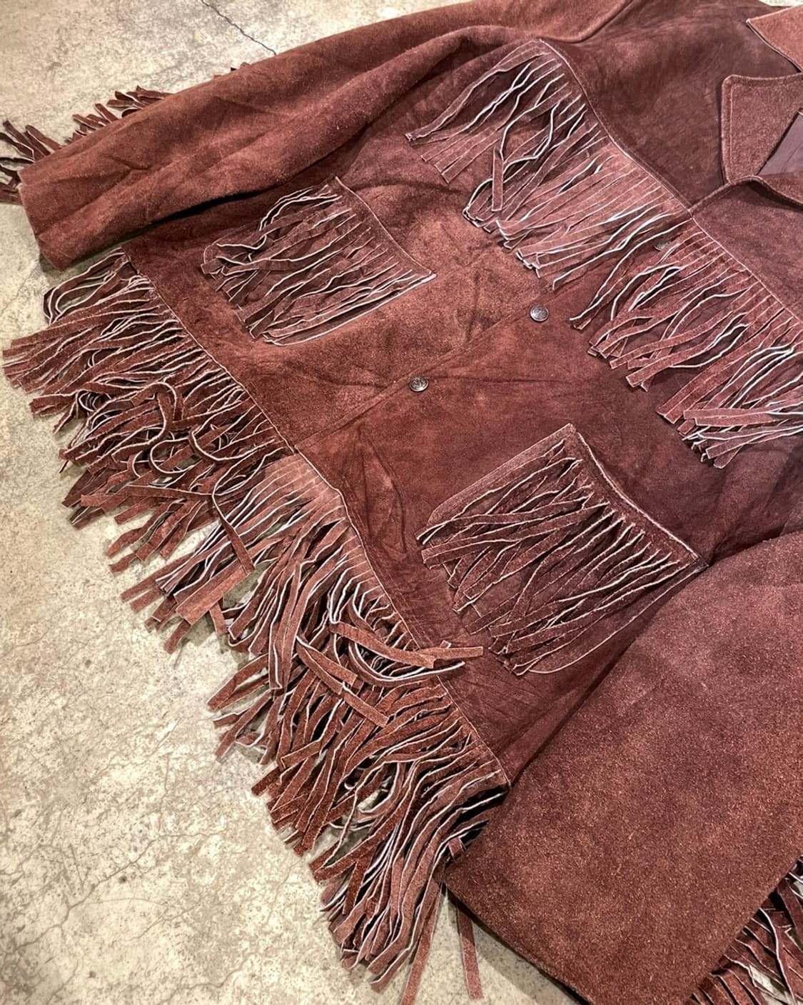 스웨이드 프린지 디테일 웨스턴 자켓 (B5114) 상품이미지5