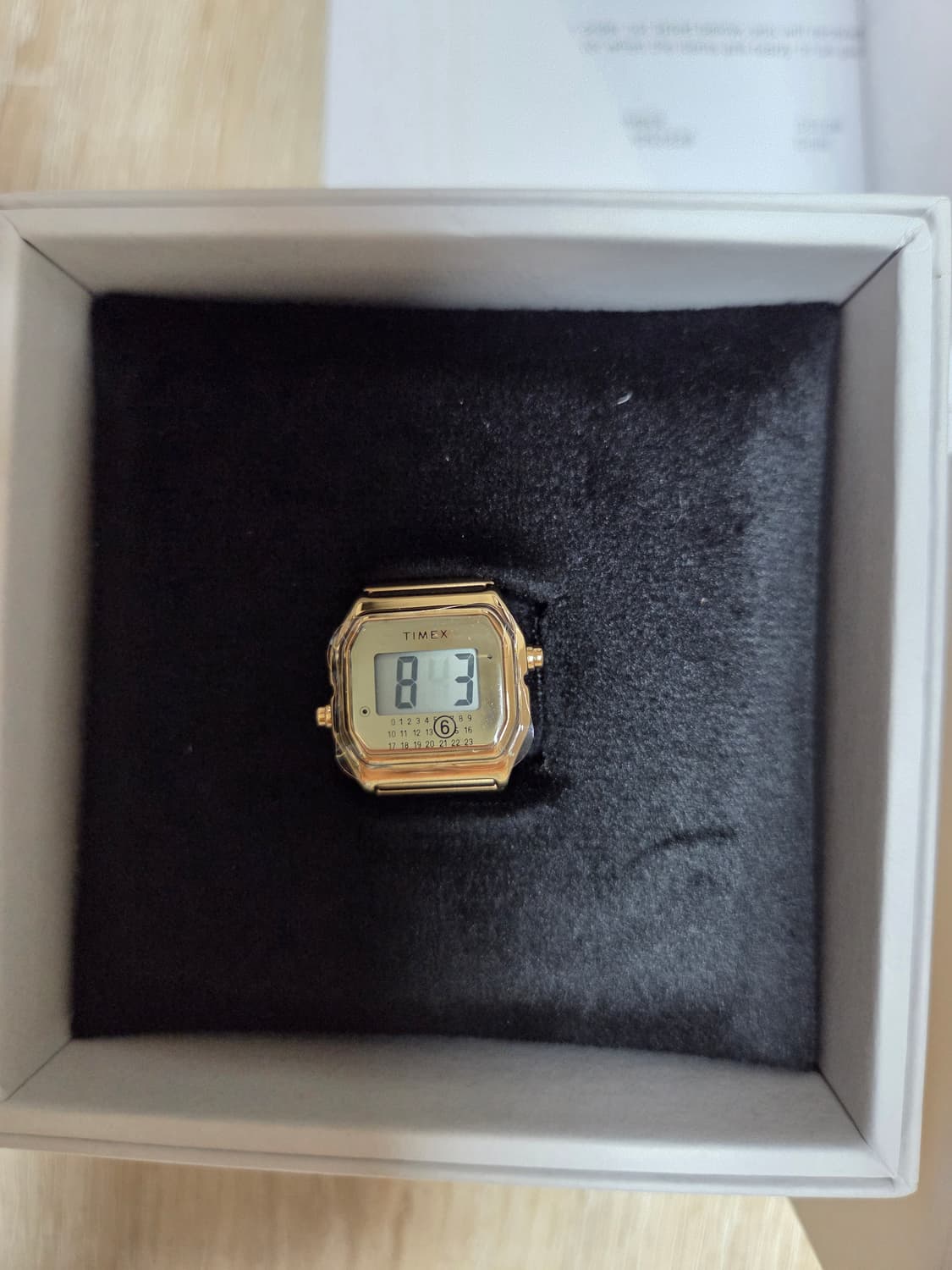 [S/M][M/L]타이맥스 MM6 메종마르지엘라 T80 링 워치 골드 상품이미지6