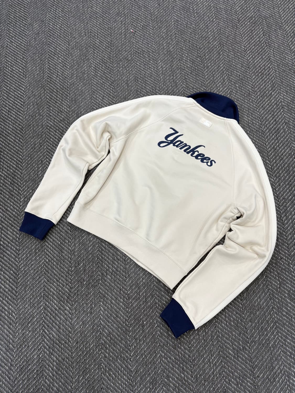 MLB 반집업 아이보리 배색s 상품이미지6