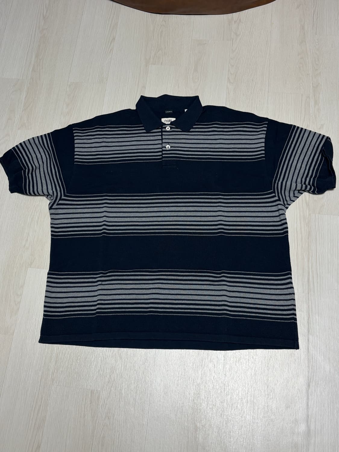 나나미카 폴로 스웨터 네이비 상품이미지1