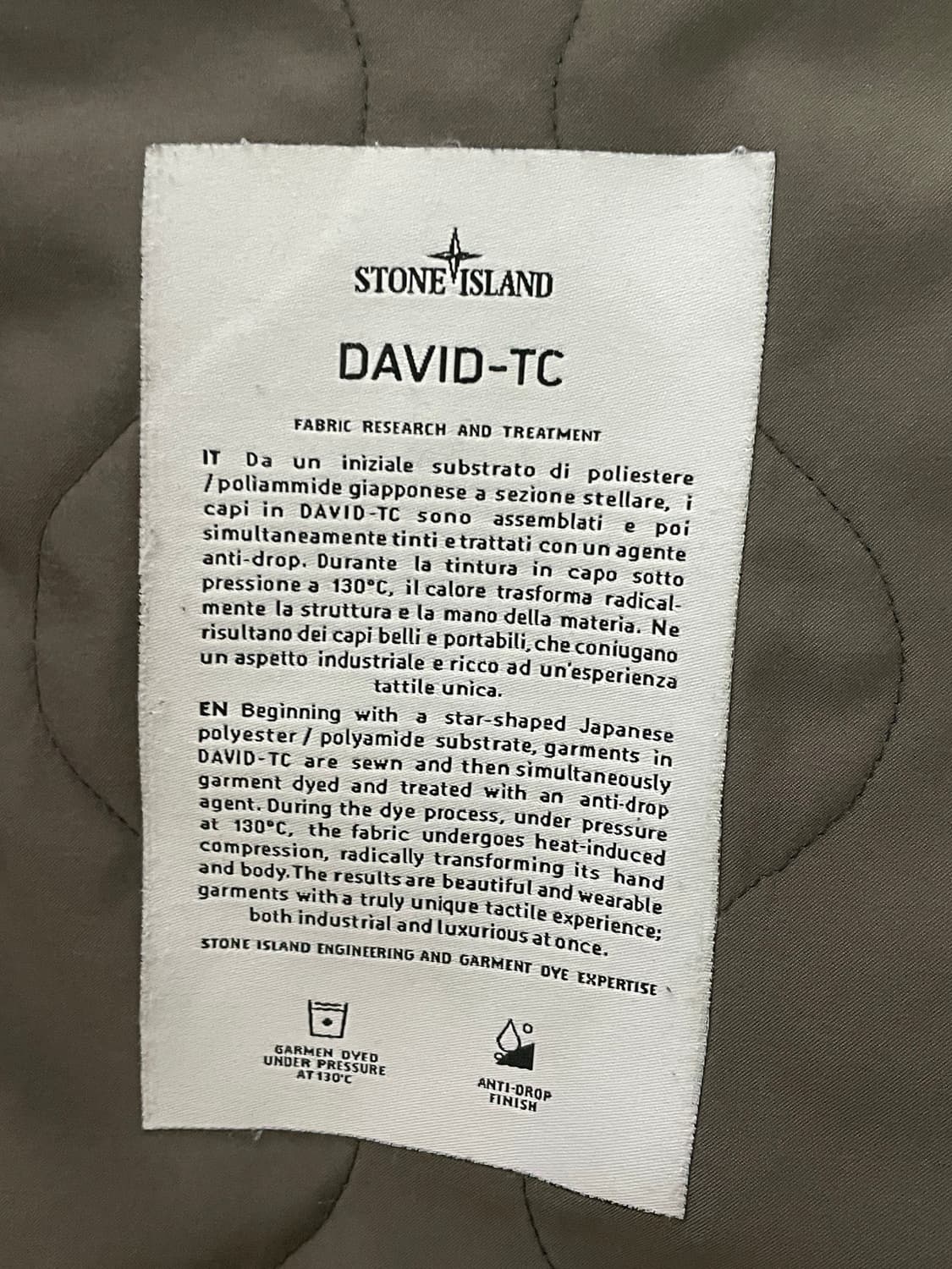 스톤아일랜드 david TC 트렌치코트 상품이미지4