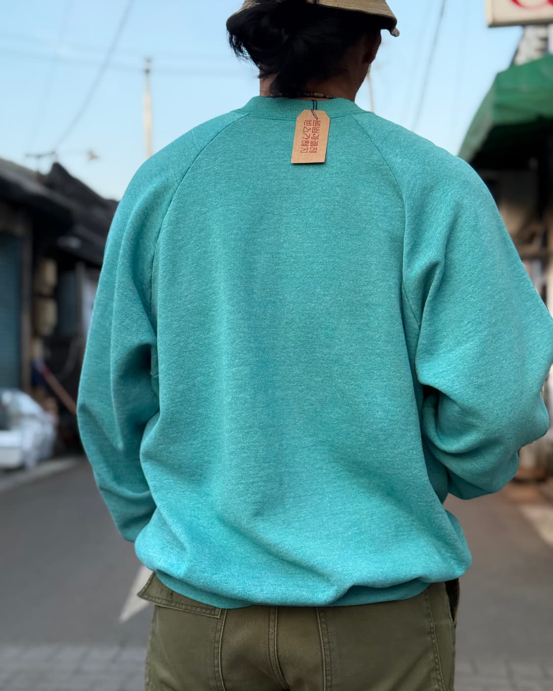 80-90‘s 프룻오브더룸 패디드 스웻셔츠 XXXL 상품이미지9