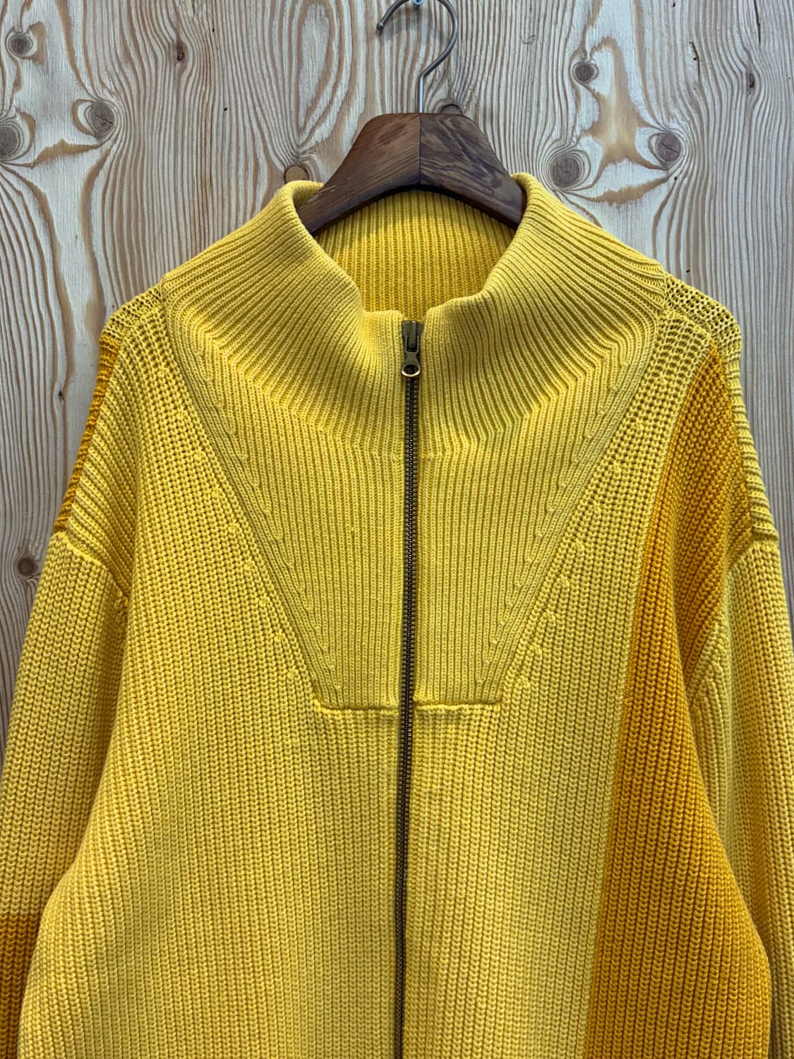 디젤 투톤 니트 집업 상품이미지3